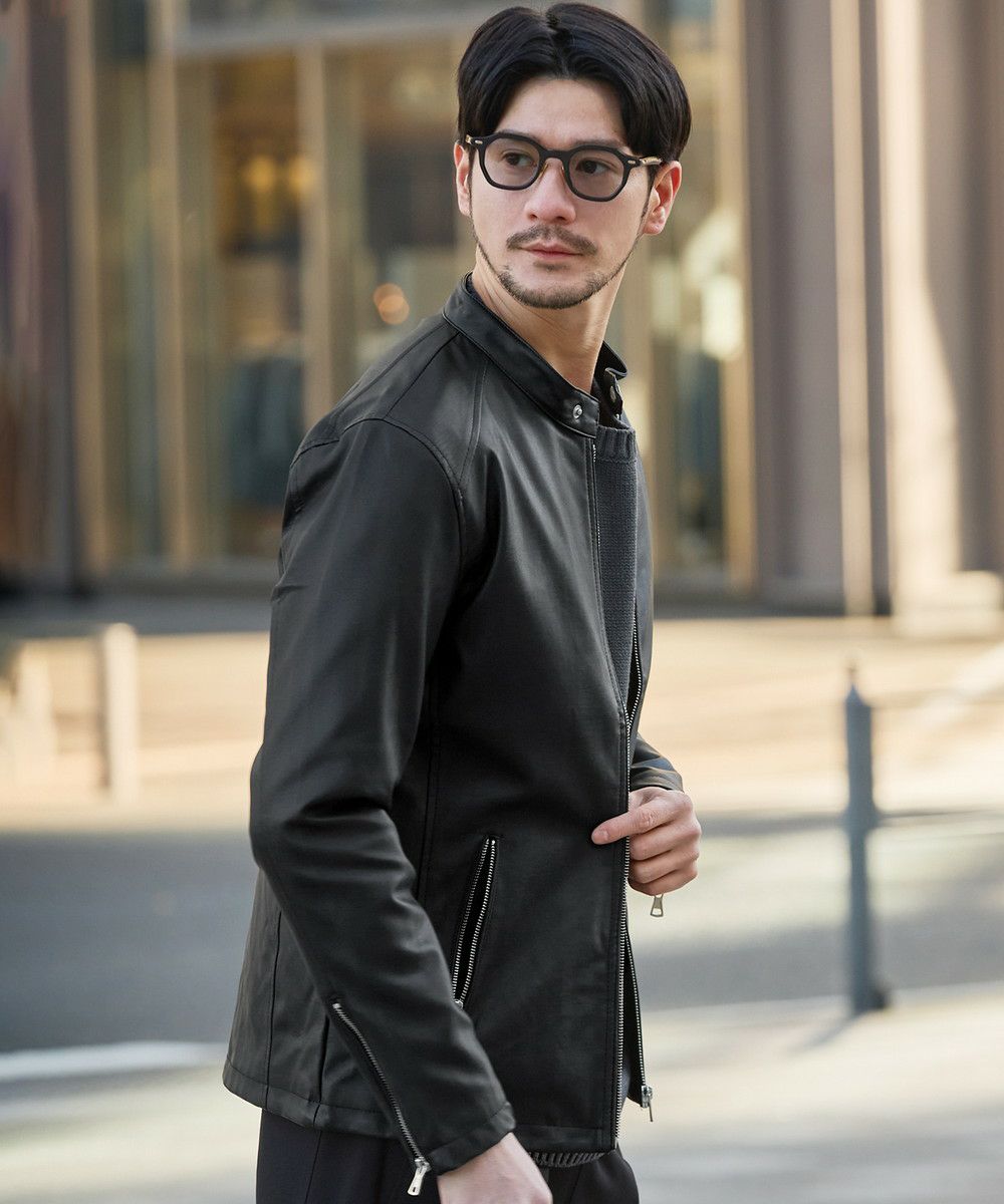 Puレザーシングルライダースジャケット 公式 Spu スプ公式通販 メンズセレクトショップ