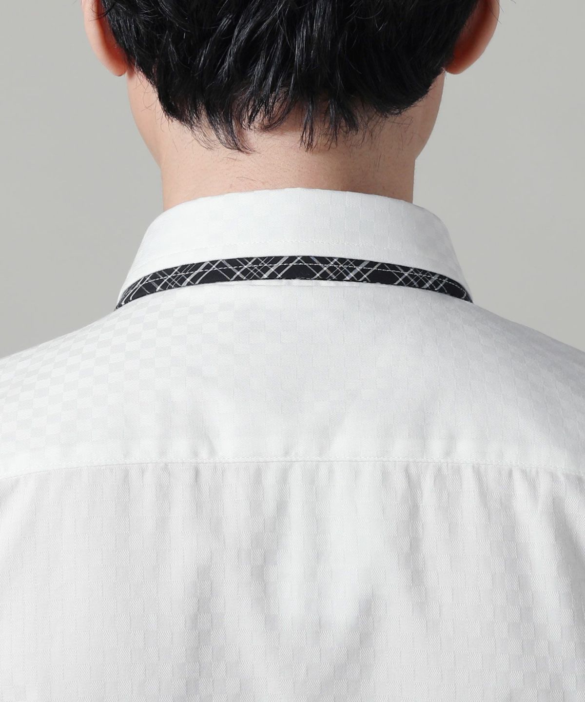 AEWEN MATOPH チェック ダブル ボタン シャツ ベルト 36 ✨美品✨AEWEN MATOPH チェック ダブル ボタン シャツ ベルト 36