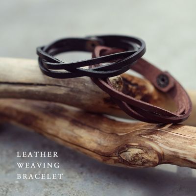 *・ྀི るか 様 .゜ྀི・*. レザーブレスレット シルバー＆ターコイズモチーフ付きレザーブレスレット【メール便対応