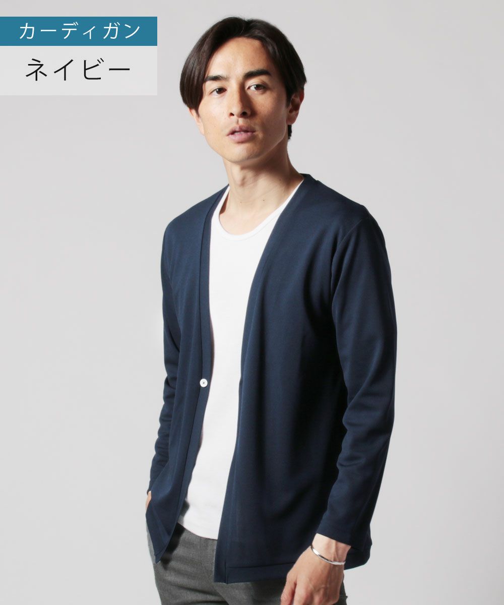 ニット ポロシャツ（Navy）| Sunspel