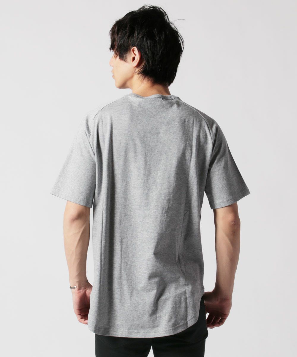 メンズ Tシャツ カットソー トップス 日本製 コーマ天竺 ヘムラウンド