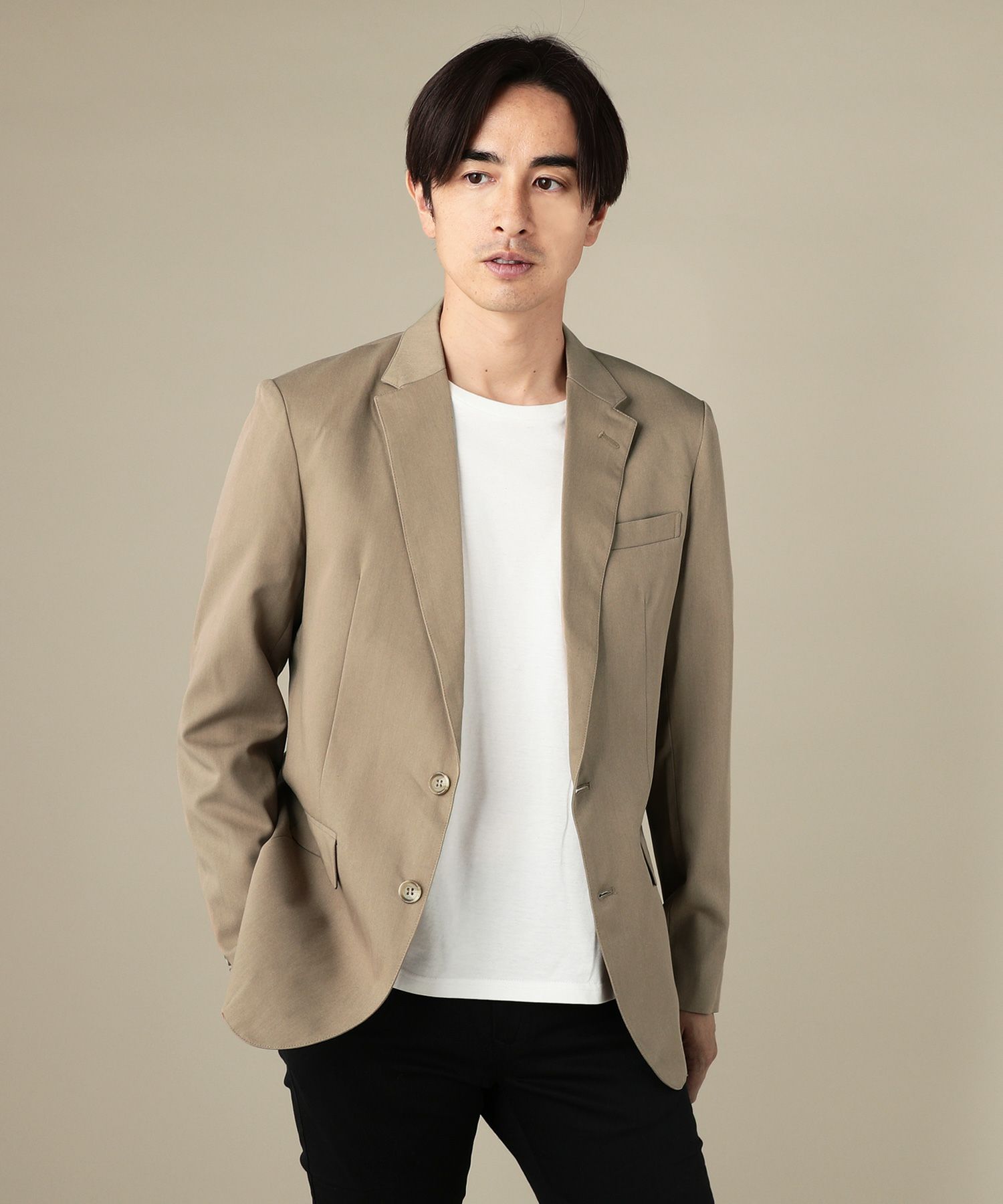 セットアップ対応 Trストレッチテーラードジャケット 公式 Spu スプ公式通販 メンズセレクトショップ