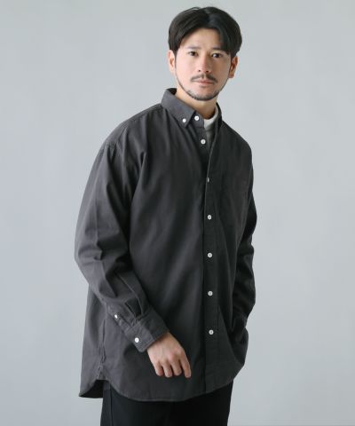 美品】 ANATOMICA ボタンダウンシャツ M 6ボタン 日本製 古着 メンズ