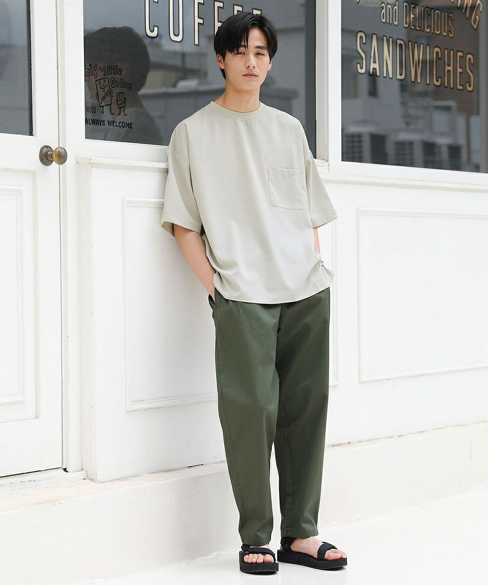 マルチファブリックシェフパンツ TR デニム コットンツイル