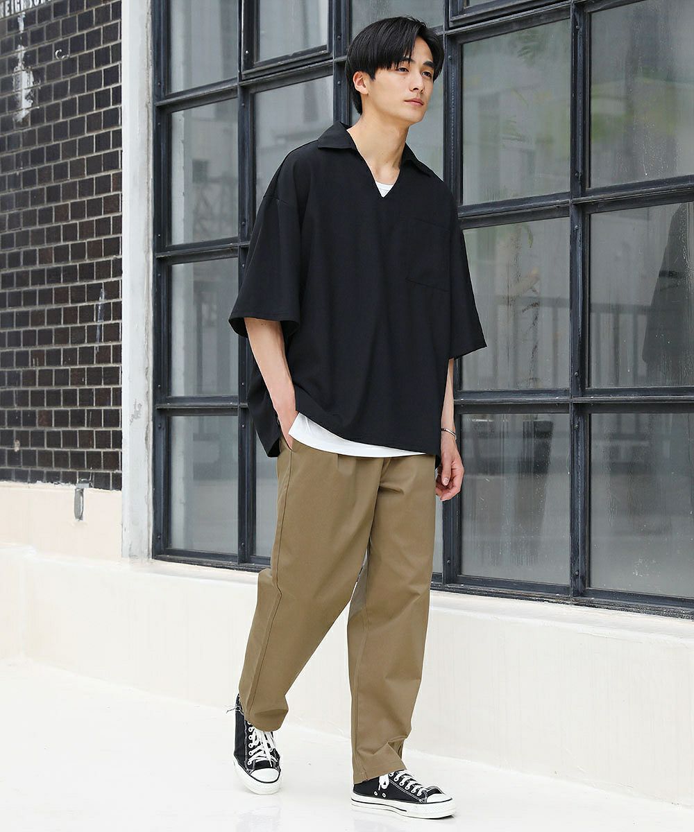 マルチファブリックシェフパンツ TR デニム コットンツイル