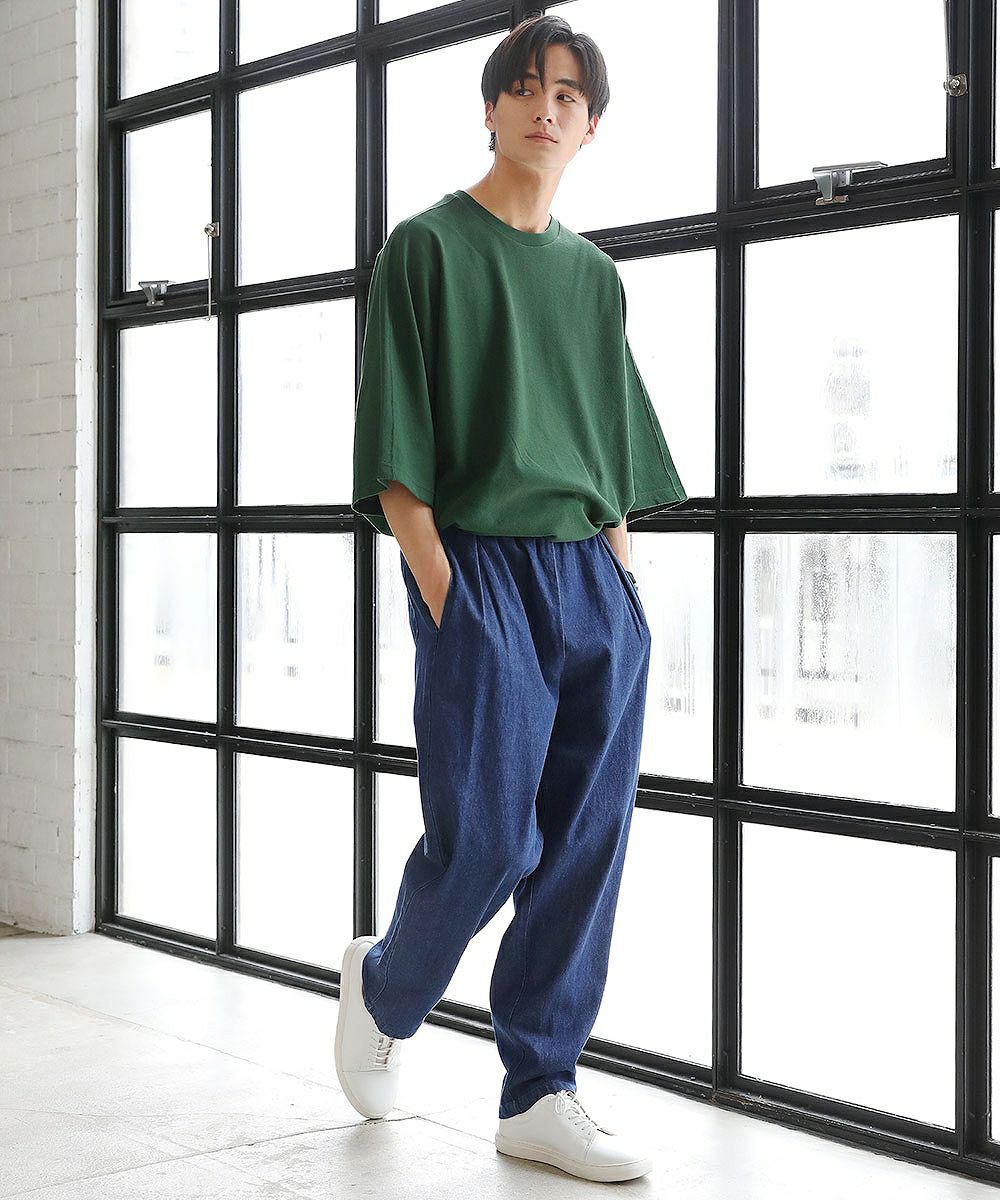 マルチファブリックシェフパンツ TR デニム コットンツイル