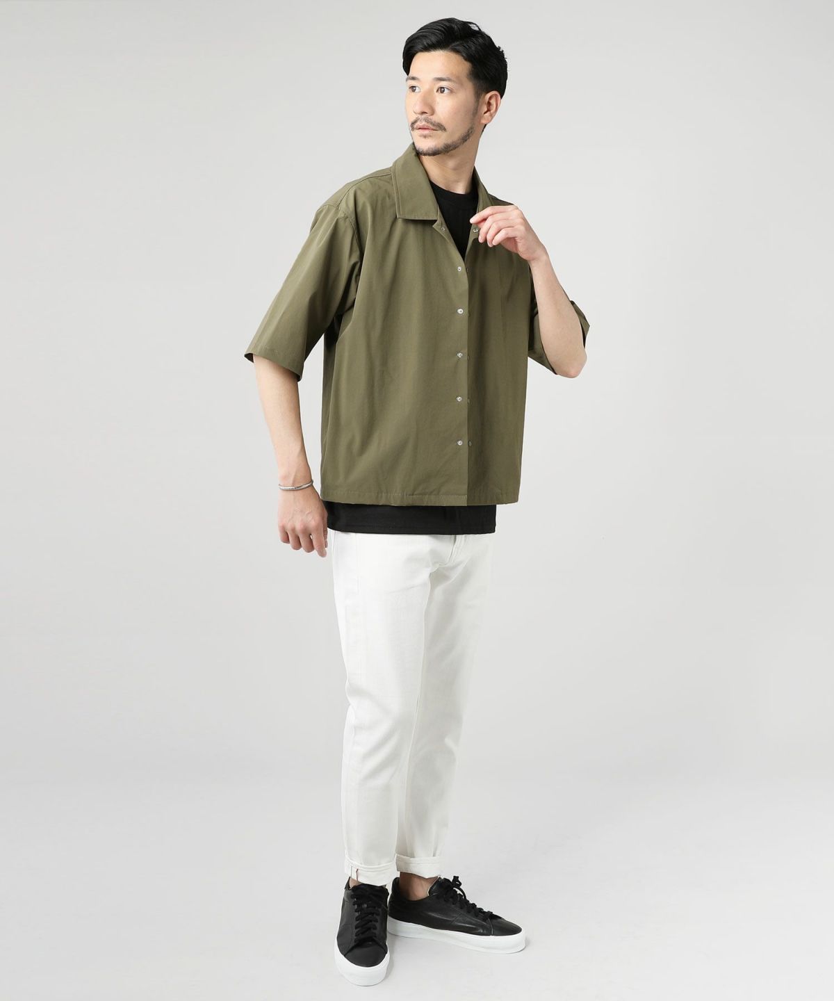 RESOUND CLOTHING 半袖ナイロンコーチジャケット RESOUNDCLOTHING OFFICIAL STORE（リサウンドクロージング