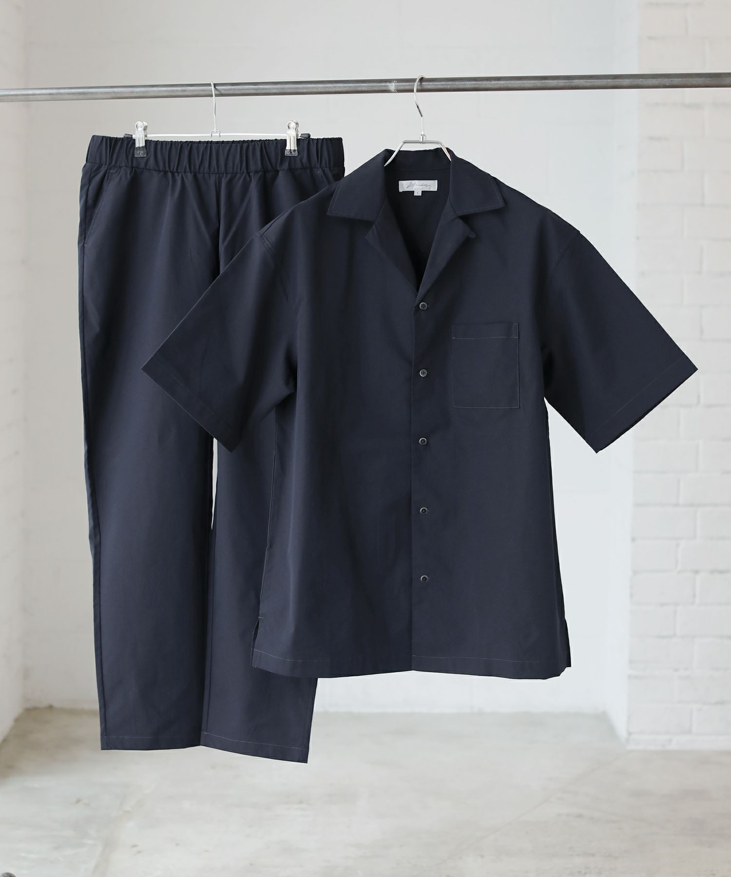 上下2点セットアイテム】抗菌防臭＆接触冷感加工生地／綿麻生地  