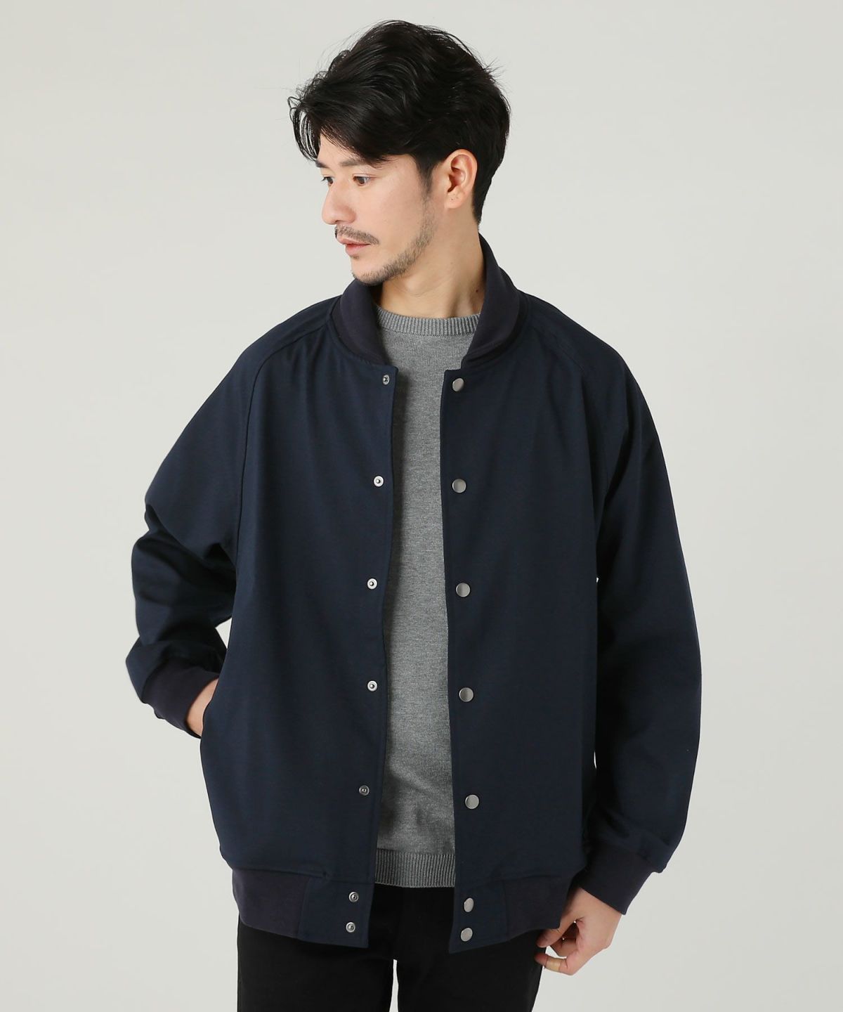 【LRG】リアルレザー　コンビ　チーム　キャプテン　スタジャン LRG】リアルレザー コンビ チーム キャプテン スタジャン