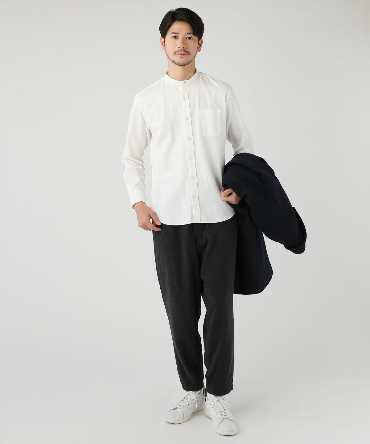 日本製ウール混ワイドテーパードパンツ | 【公式】SPU スプ公式 日本製ウール混ワイドテーパードパンツ | 【公式】SPU スプ公式