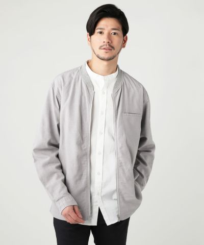 テックリネン長袖ジップシャツ | 【公式】SPU スプ公式通販