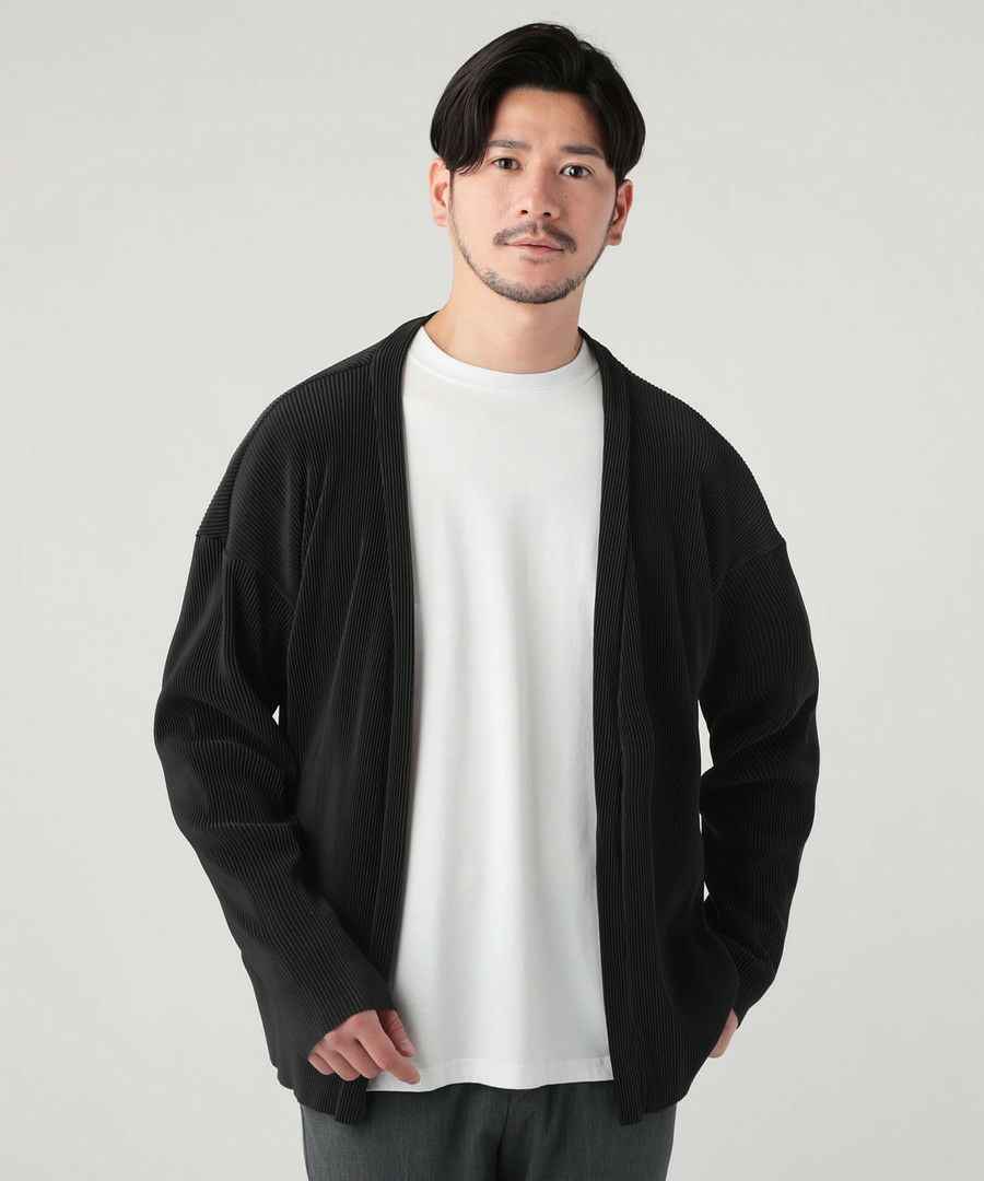 FREAK'S STORE/2WAY 袖ボリューム シャギーニットカーディガン