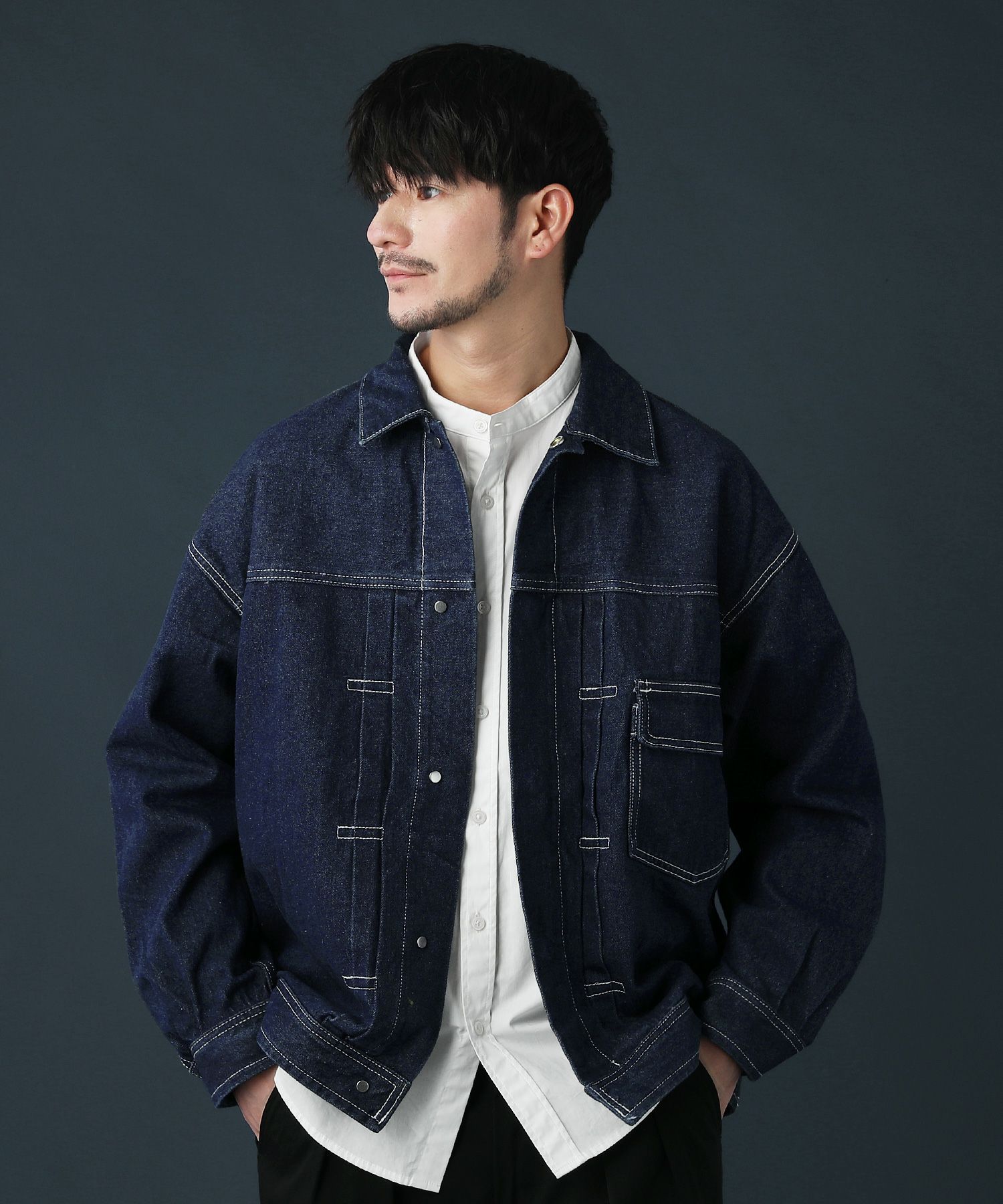 13.5oz オーバーサイズデニムジャケット | 【公式】SPU スプ公式通販 