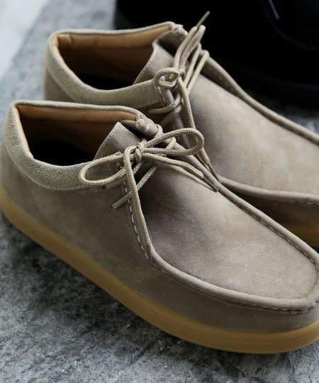 【ほぼ未使用】SHIUN スウェード レザー モカシンシューズ Sサイズ shiun(シウン) ONLINE STORE