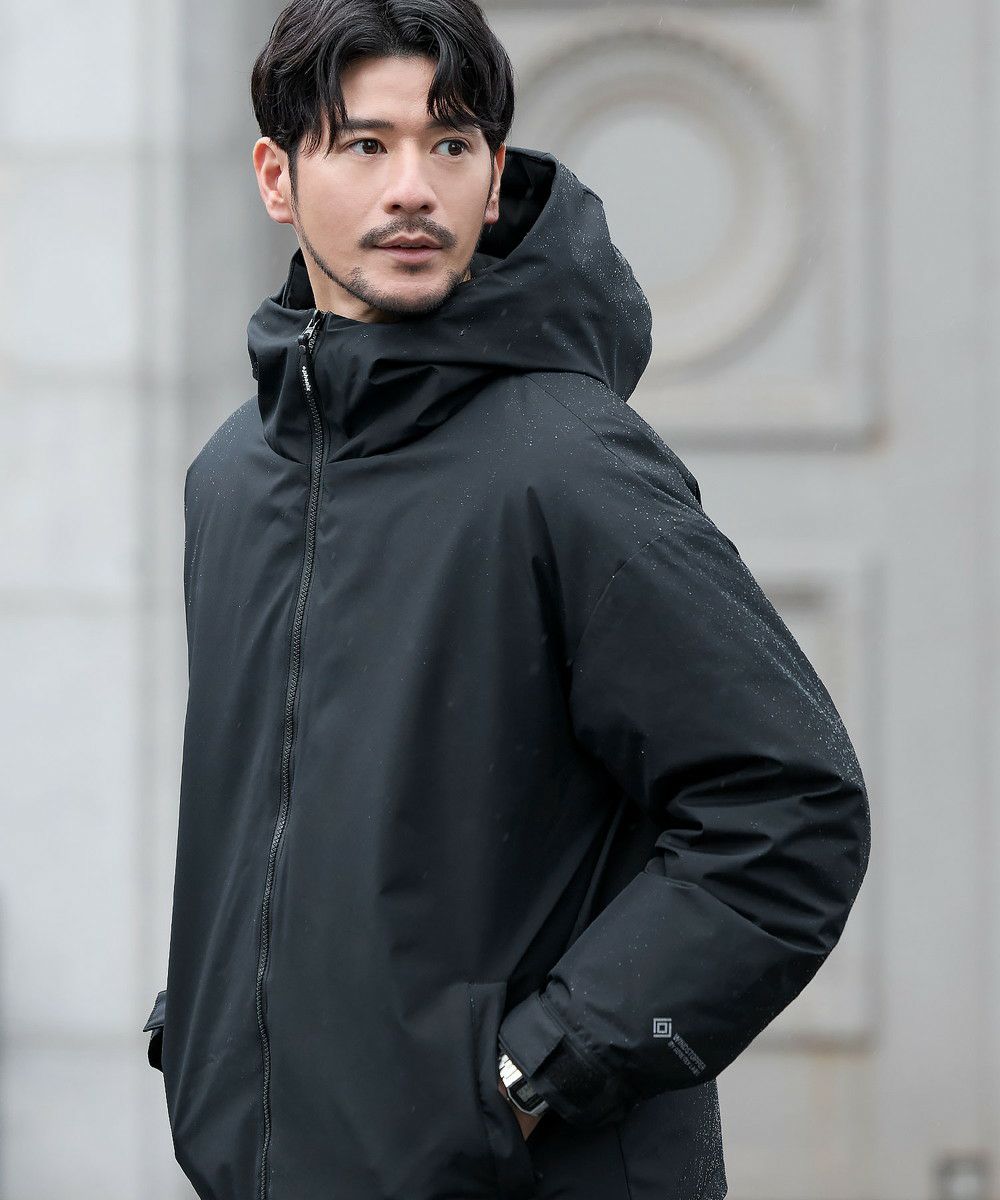 GORE-TEX infinium スタンドハイネックシティダウンジャケット 