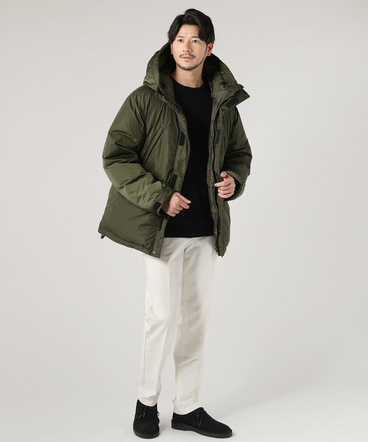 タグ付き 高級 LIMONTA ナイロンフィールドジャケット春、秋、冬 小松リモンタ DOLMIASナイロン ダウン&フェザーM-64 フィールド