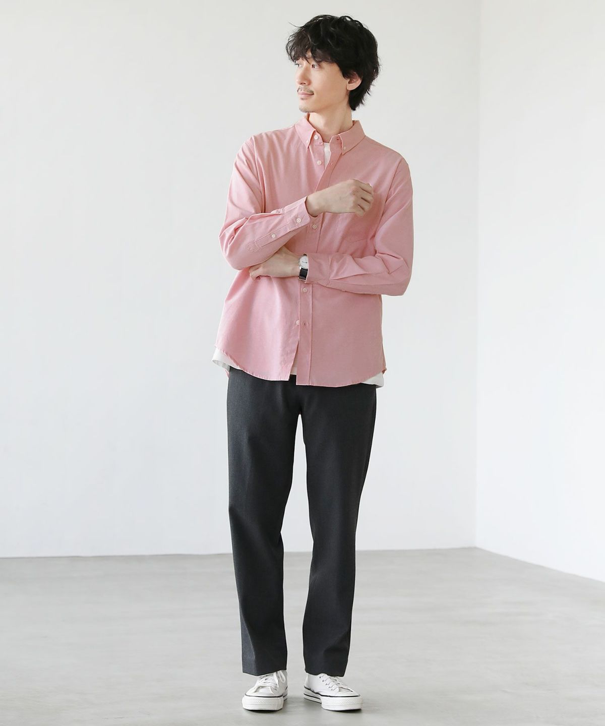 オックスフォードボタンダウン長袖シャツ | 【公式】SPU スプ公式通販