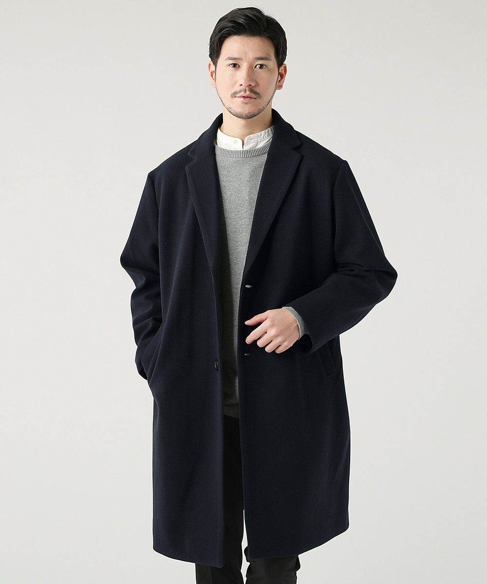 AIRY MOVE】T/Wジャージーリラックスチェスター コート
