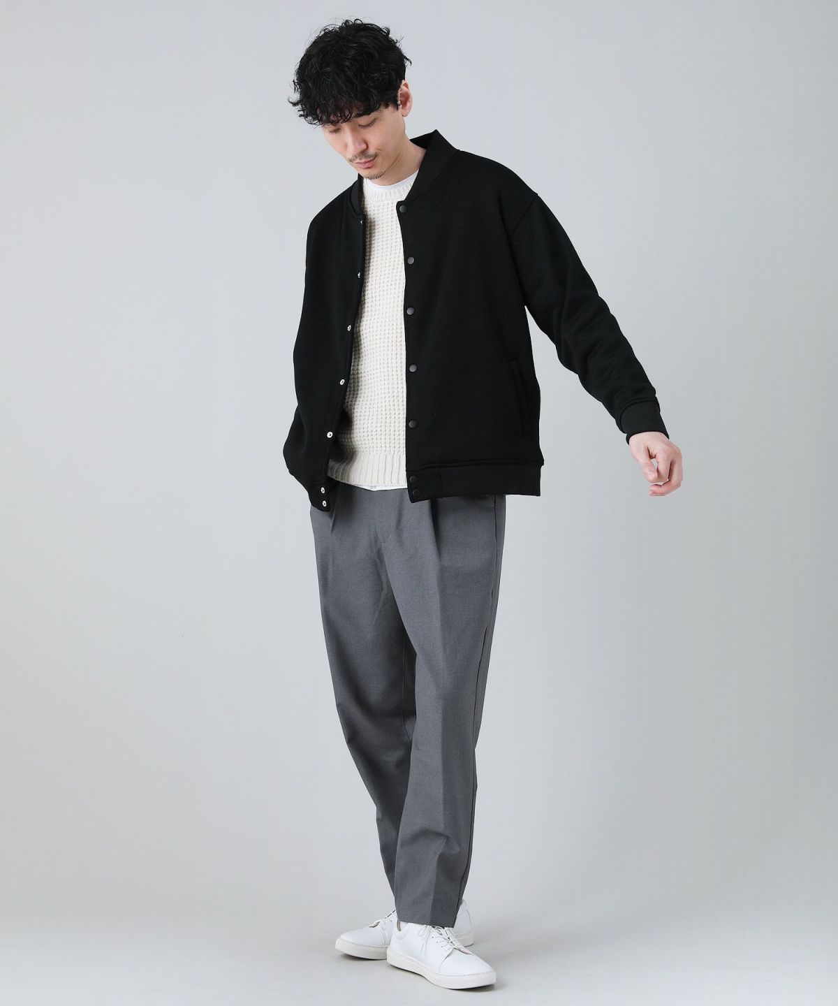 ニットソーセミルーズ裏起毛スタジャン | 【公式】SPU スプ公式通販