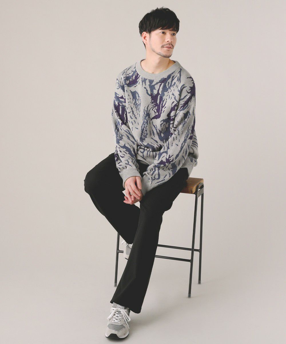 アブストラクトダブルジャガードプルオーバーニット | 【公式】SPU