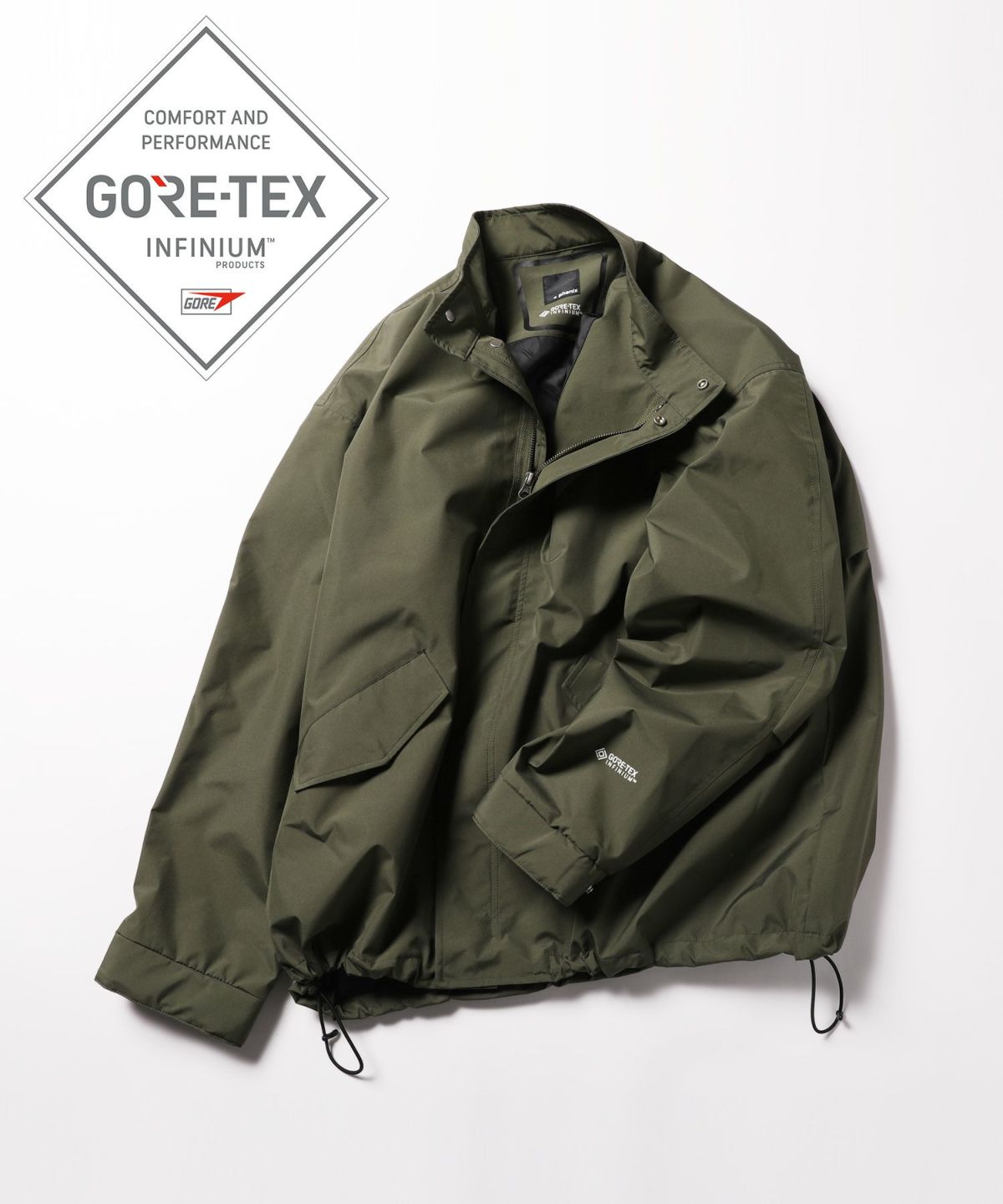 GORE-TEX infinium(TM) ミリタリーショートモッズブルゾン | 【公式