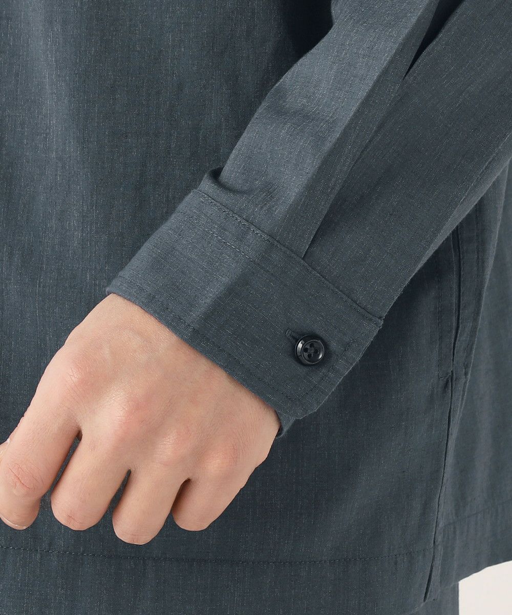 テックリネンリブジップ長袖シャツブルゾン | 【公式】SPU スプ公式