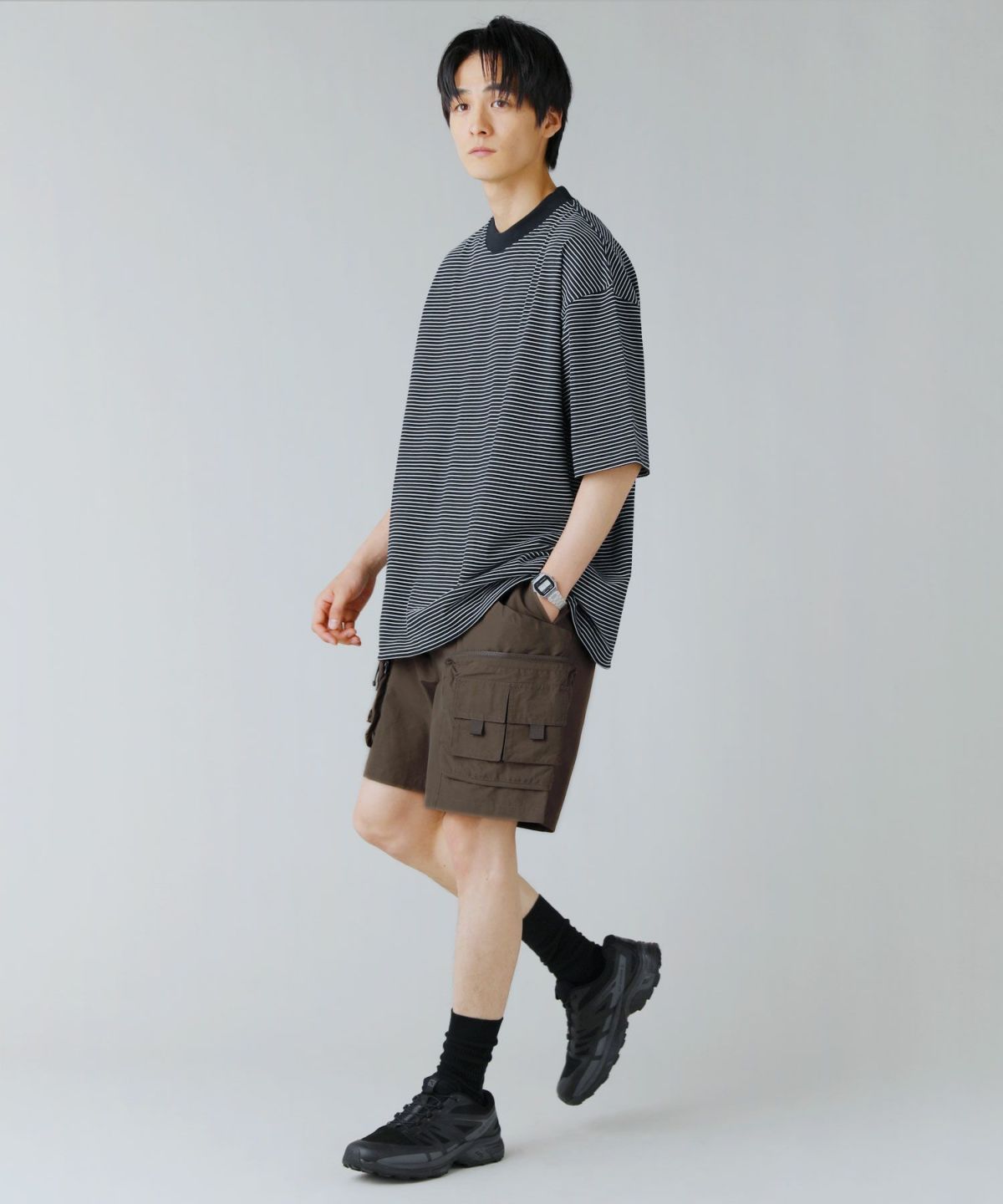 しら子　カーゴショーツ ラグスタイル LUXSTYLE ナイロンカーゴショーツ/ショートパンツ