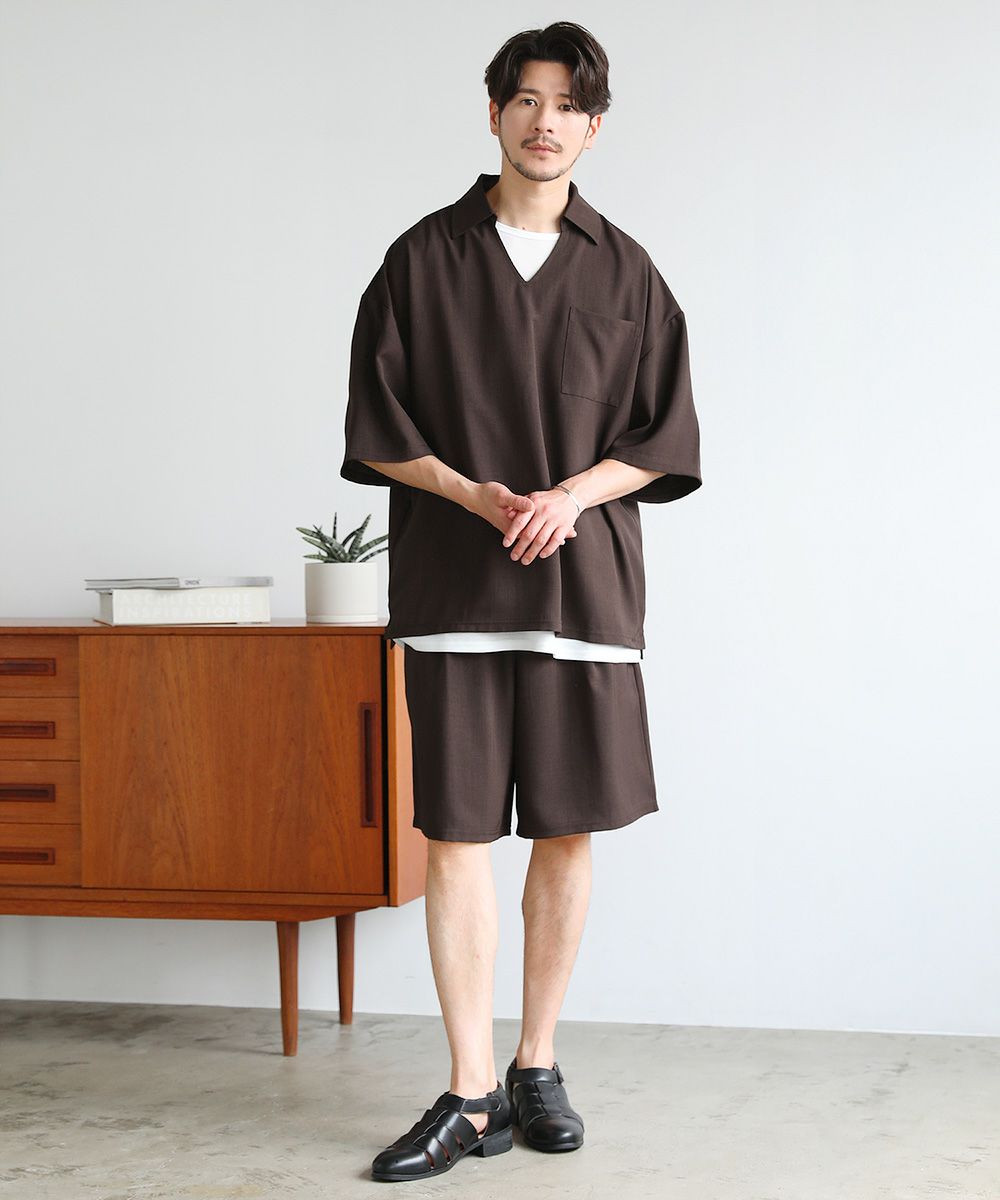 Spick&Span リネン プルオーバー シャツ スキッパー チュニック
