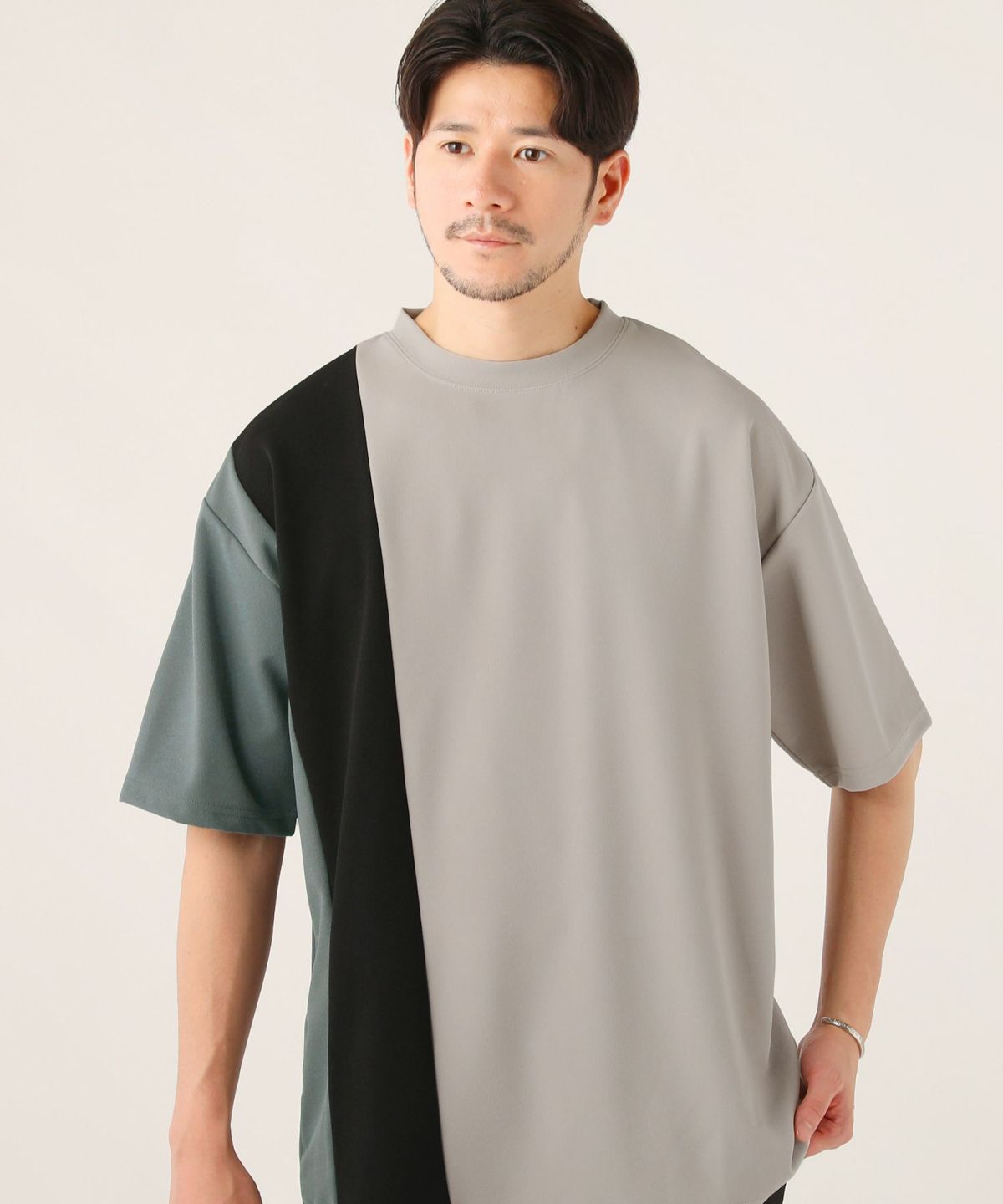 カットジョーゼット切り替えTシャツ | 【公式】SPU スプ公式通販