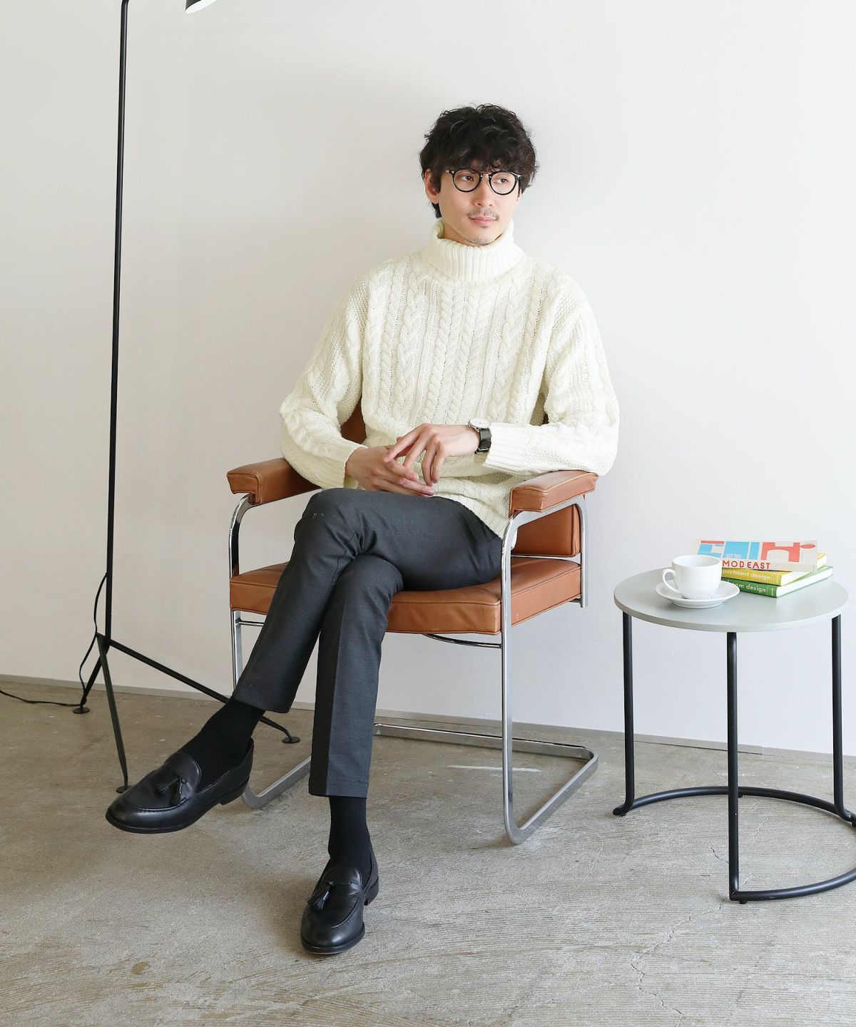SNIDEL - セットスナイデル タートルネックニット ざっくり編み 薄いブラウン 厚手 n38 SNIDEL（スナイデル）の「ボレロニットSET（ニット/セーター