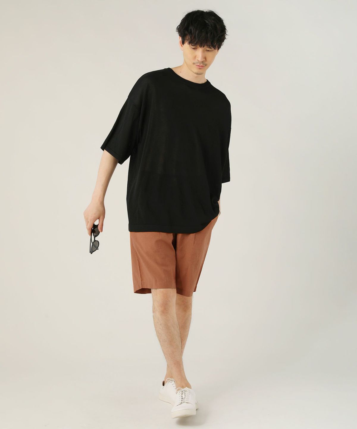 Tender Co リネン イージーショーツ ショートパンツ Size4 60リネンリーフプリント イージーショーツ | TOMORROWLAND