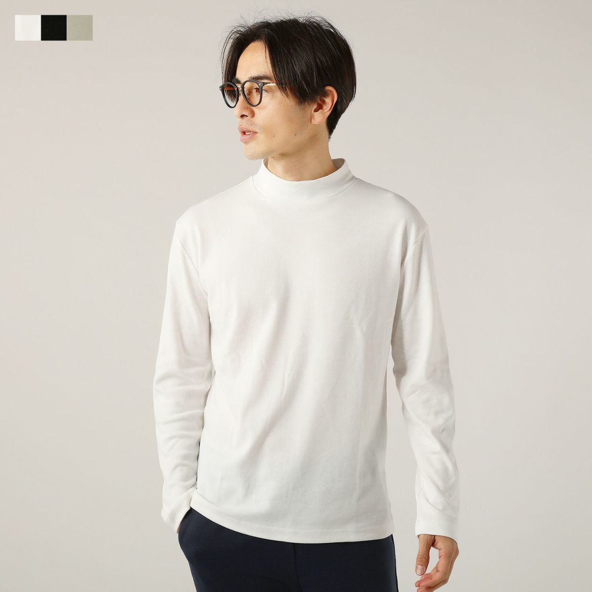 HUIS in house ハイネックロンT HUIS in house ハイネックロンT本物