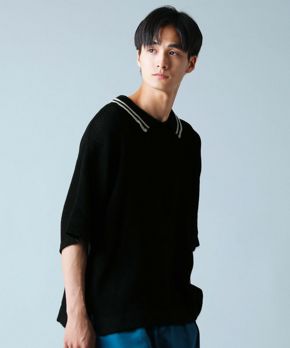 BluBre/鹿子編みポロ襟ロングスリーブ 楽天市場】【8/21 16:59まで！1080円OFF中】ポロニット