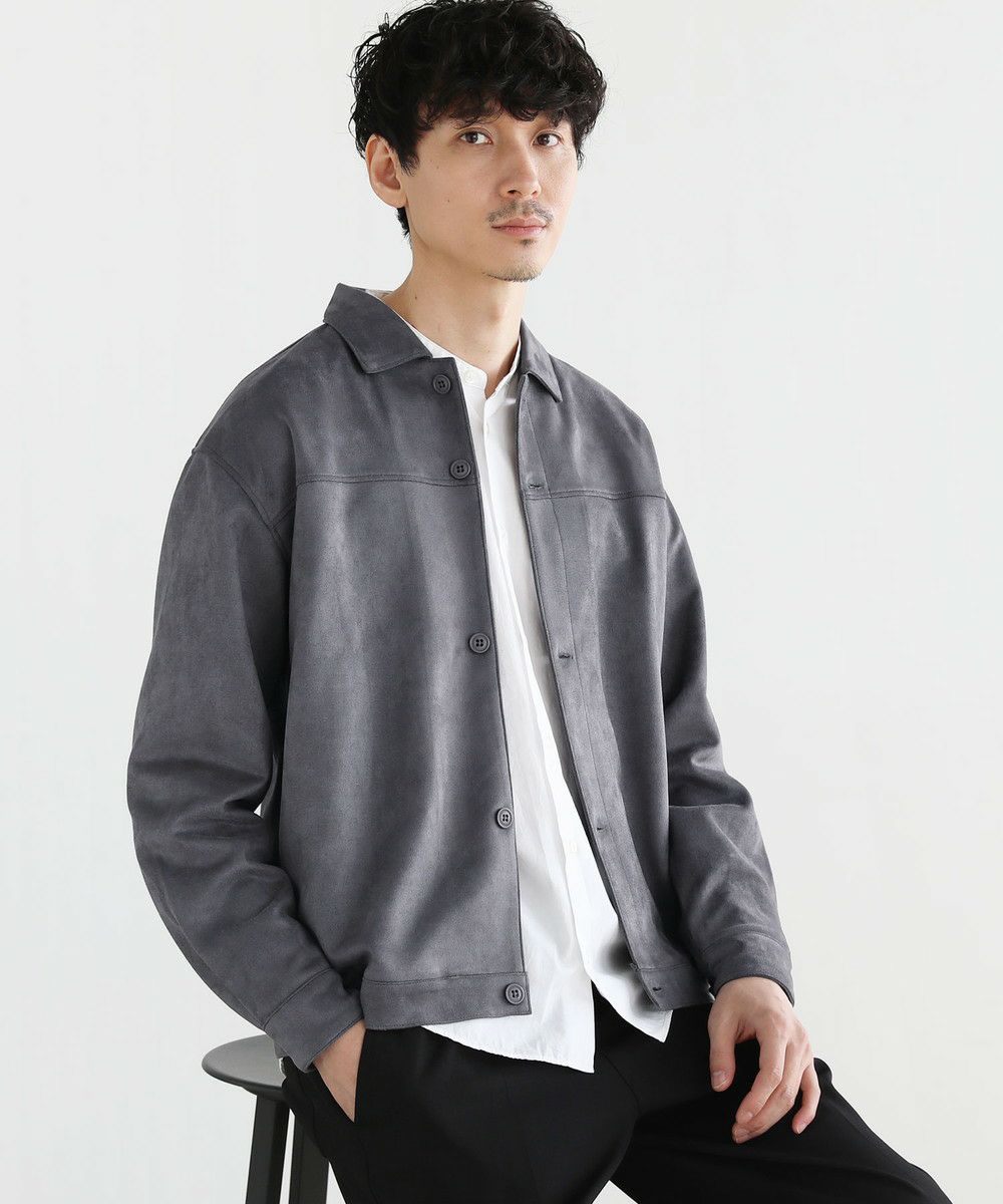 フェイクスウェードシャツジャケット | 【公式】SPU スプ公式