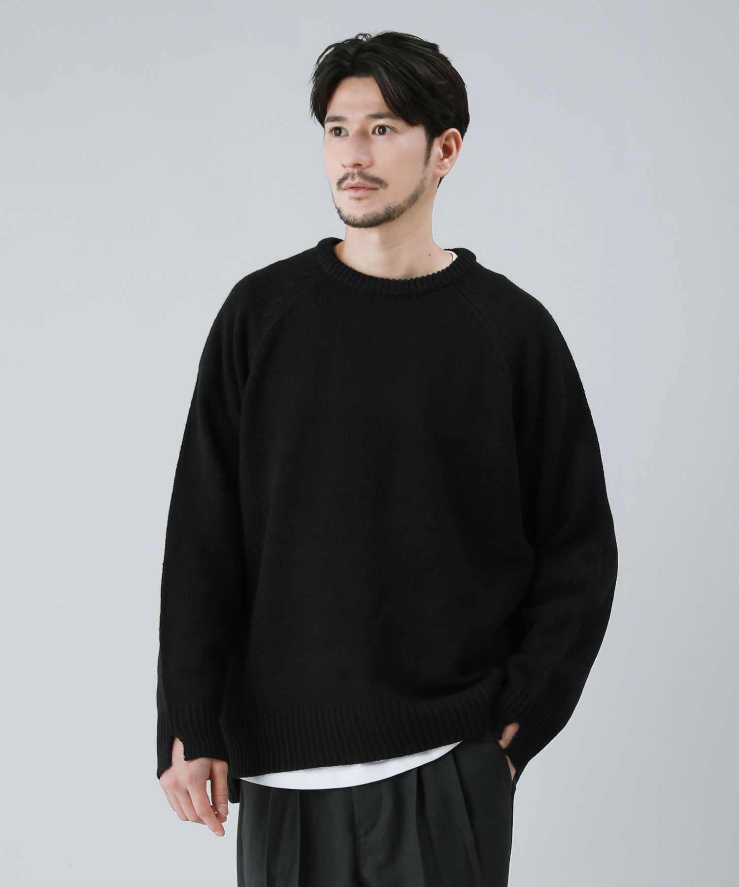 バックケーブル編みニット | 【公式】SPU スプ公式通販｜メンズ