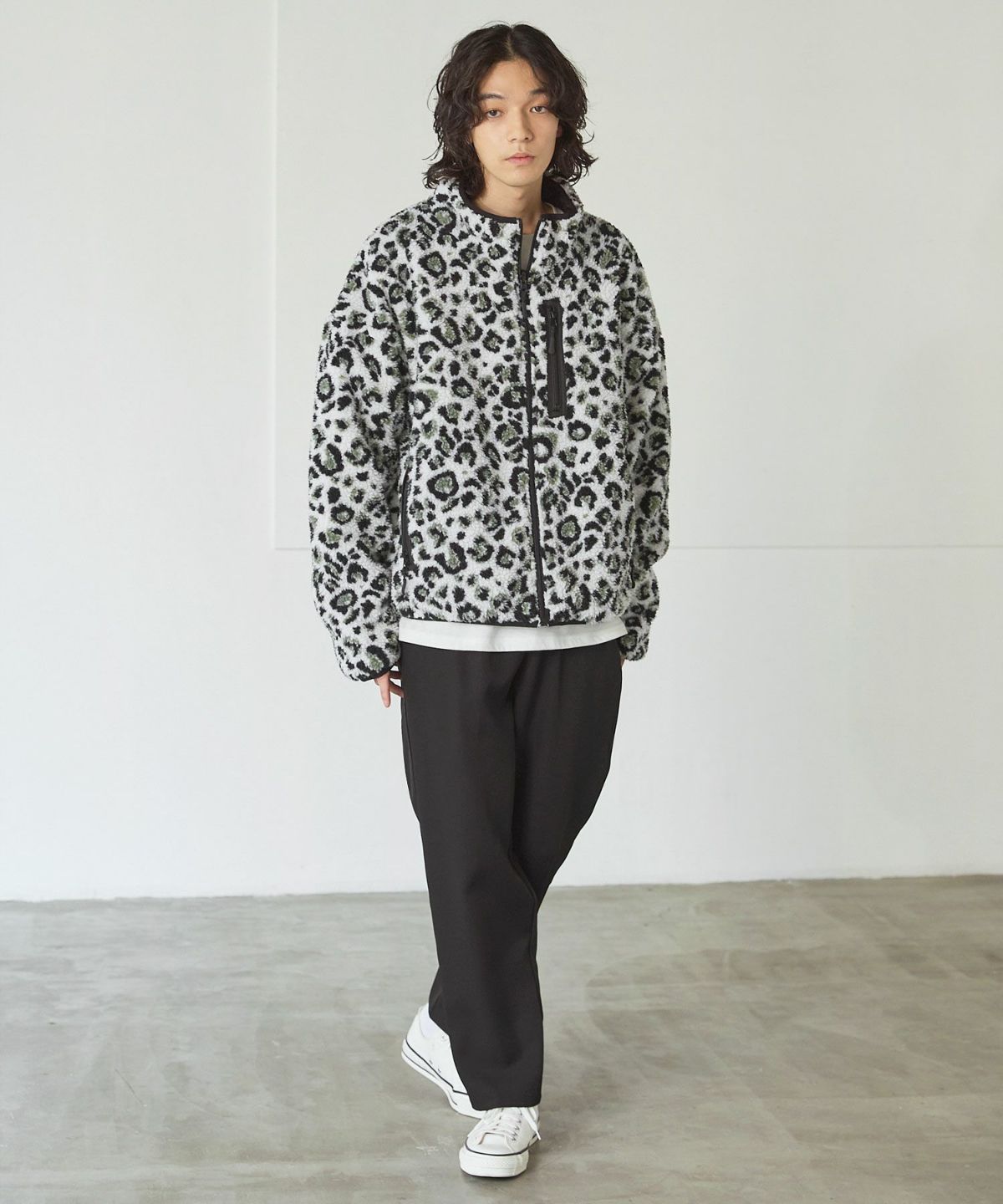 THE CASUAL｜ビッグシルエットリバーシブル中綿ボアフリース