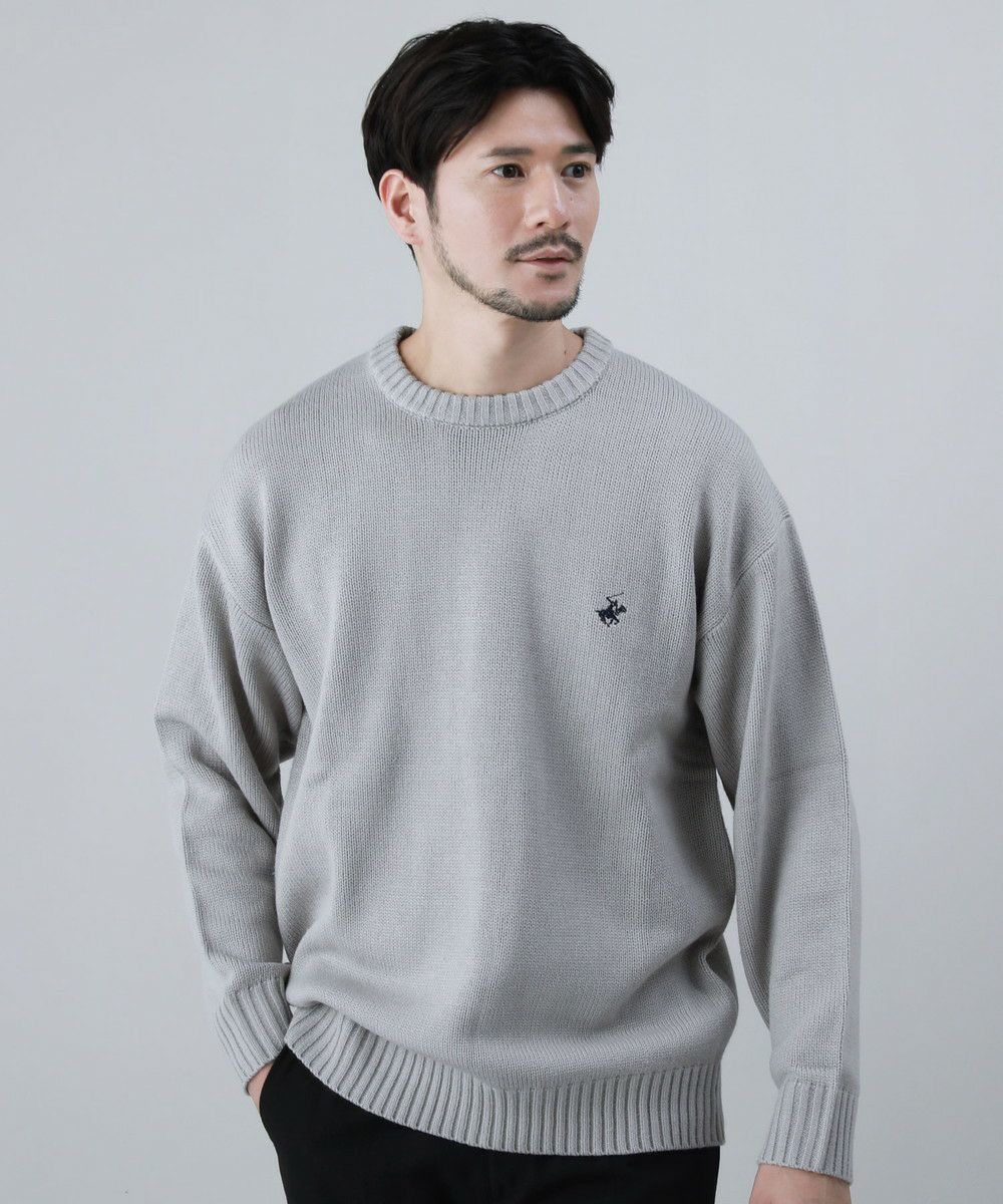 セーター ニット 変れ 「UNIVERD72」インディゴニット クルーネック  