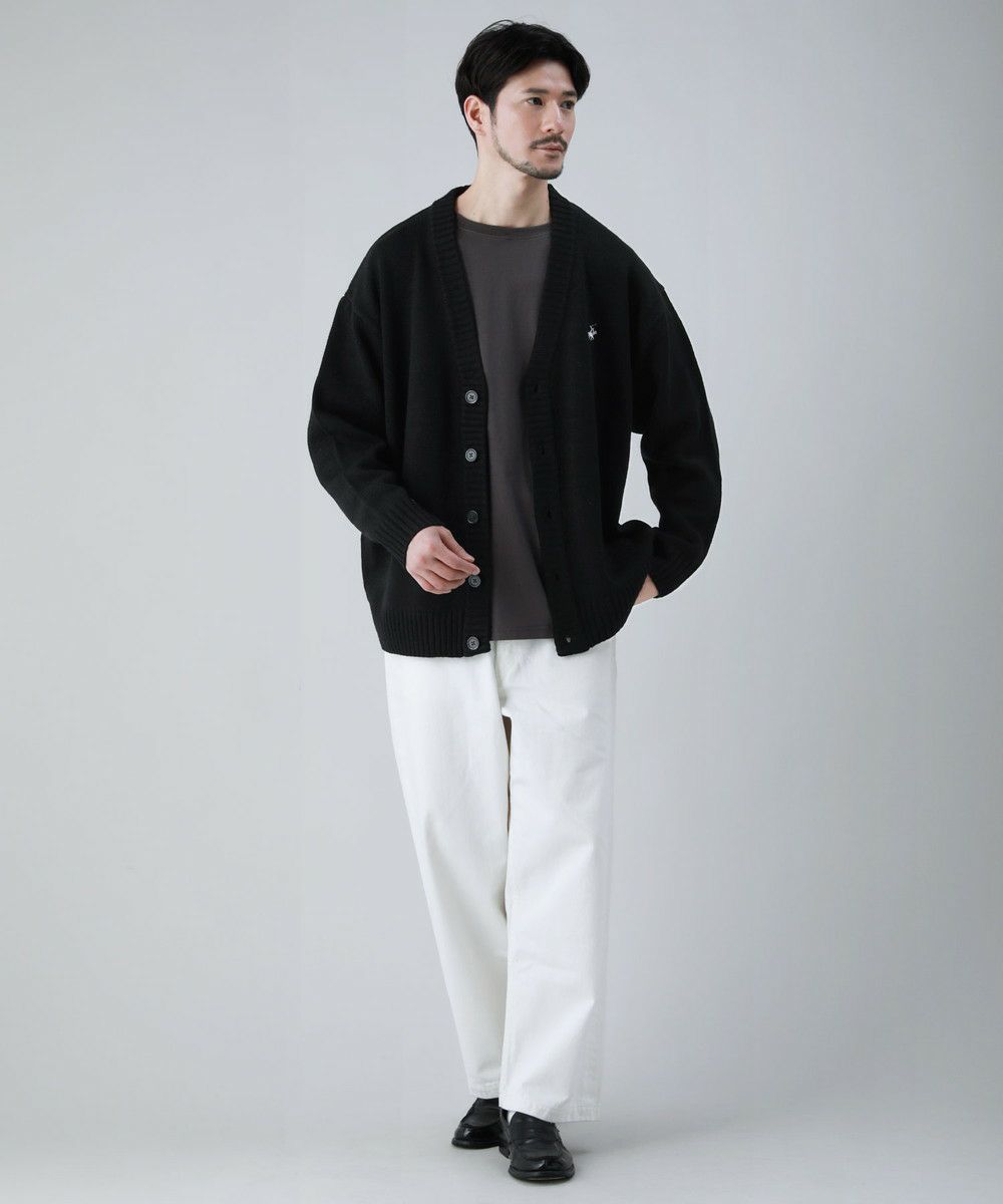 ワンポイントロゴVネックニット長袖カーディガン | 【公式】SPU スプ