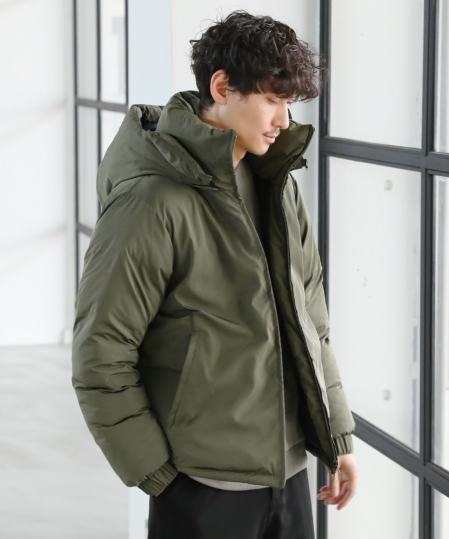 フード脱着2WAYポリエステルダウンジャケット | 【公式】SPU スプ公式  