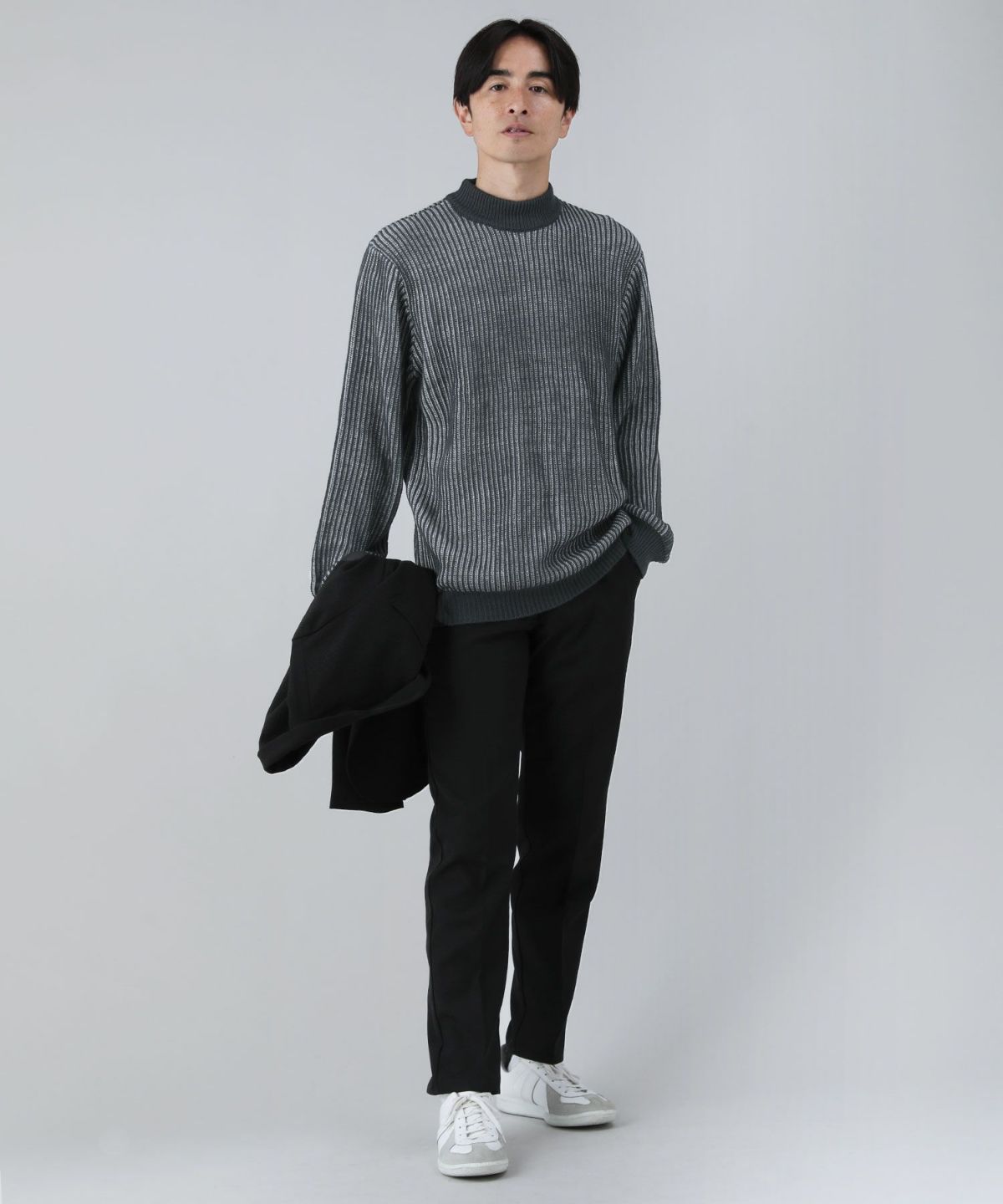 coen｜極楽フラノモックネックプルオーバー | Rakuten Fashion