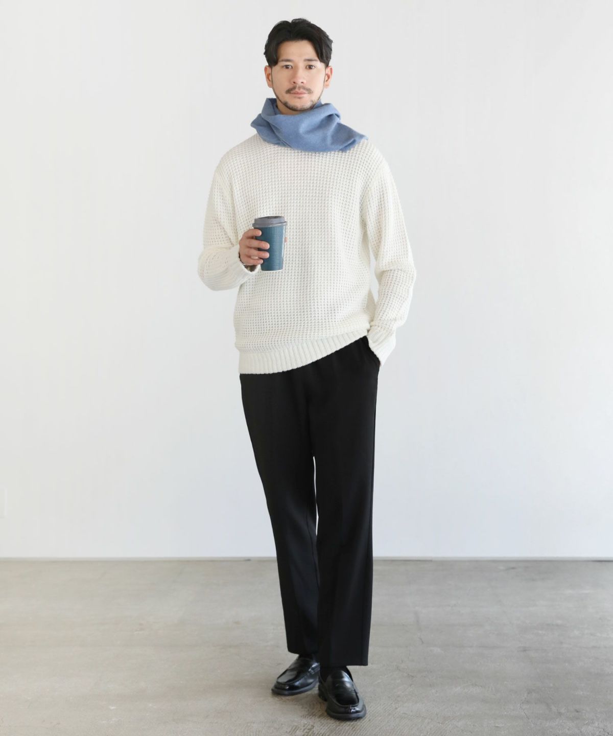 カシミヤ100％ベーシックマフラー | 【公式】SPU スプ公式通販｜メンズ