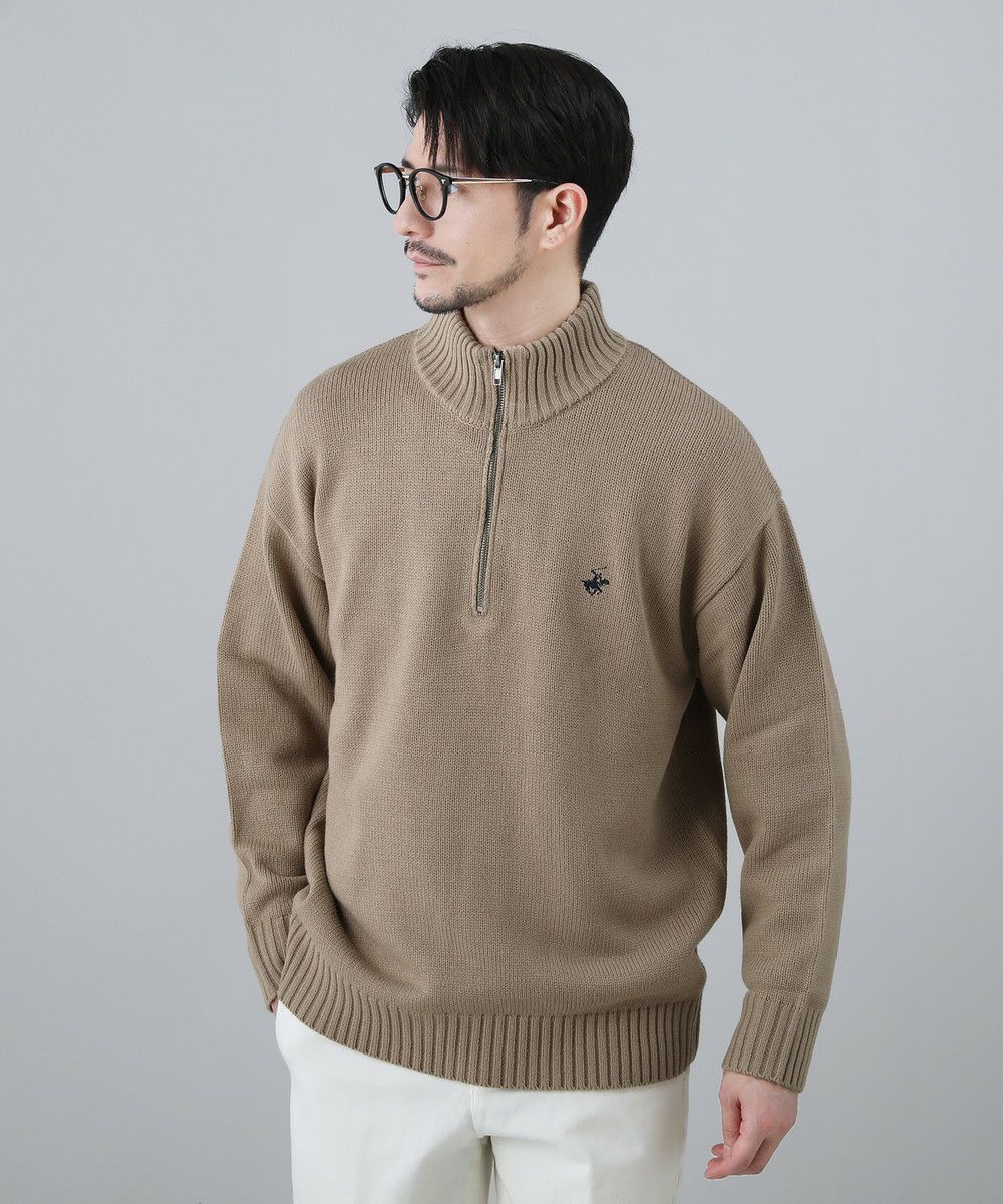 ワンポイントハーフジップセーター | 【公式】SPU スプ公式通販  