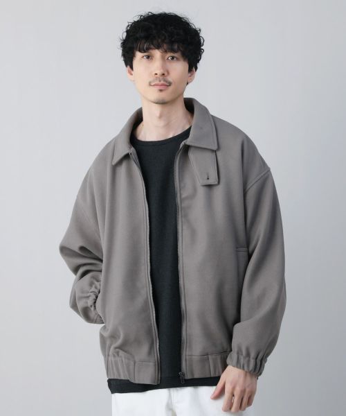 Audience / グリストーンWミリタリースタンドジャケット - navy