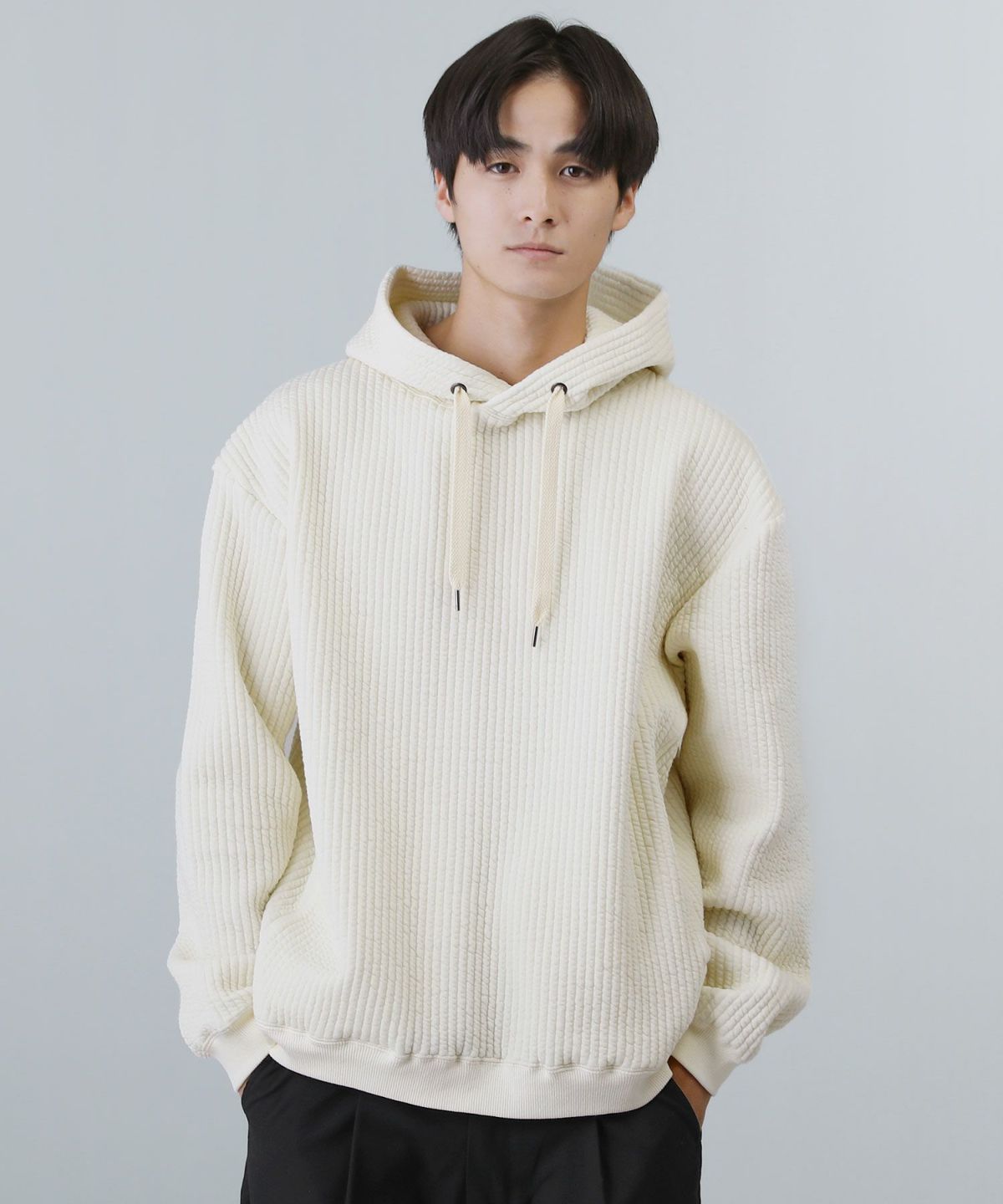 日本製尾州コットンキルトプルオーバーパーカー | 【公式】SPU スプ