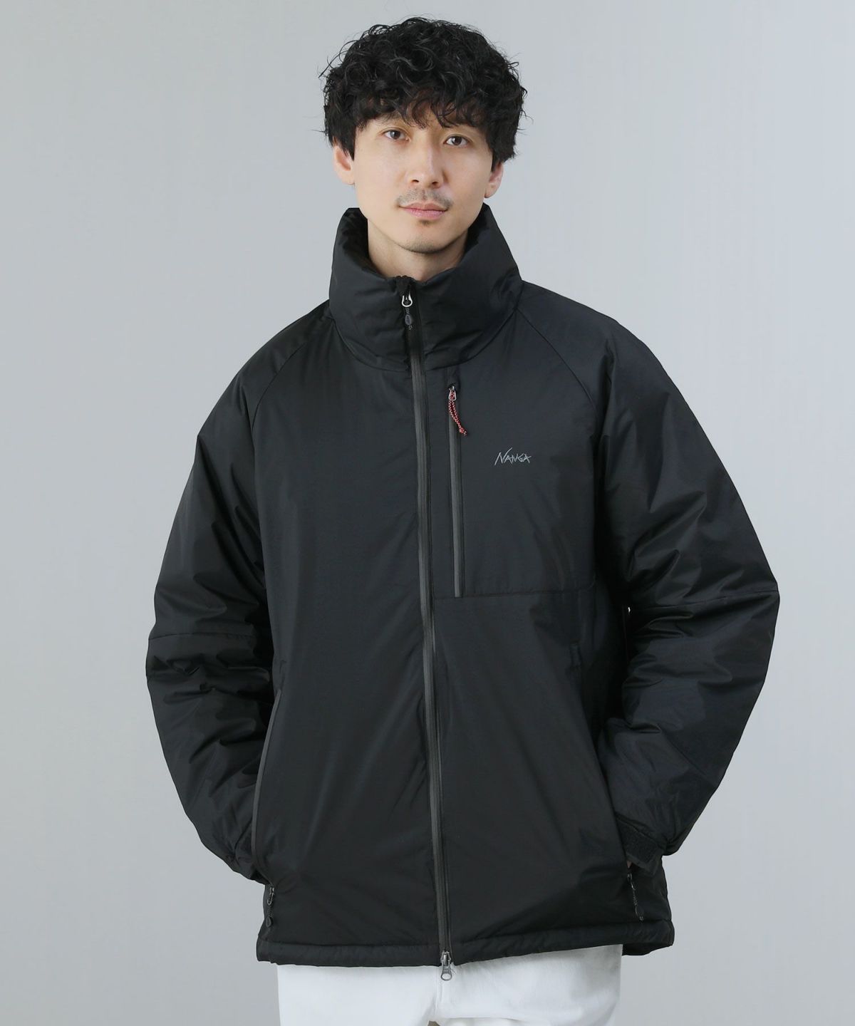 AURORA STAND COLLAR DOWN JACKETオーロラスタンドカラーダウン