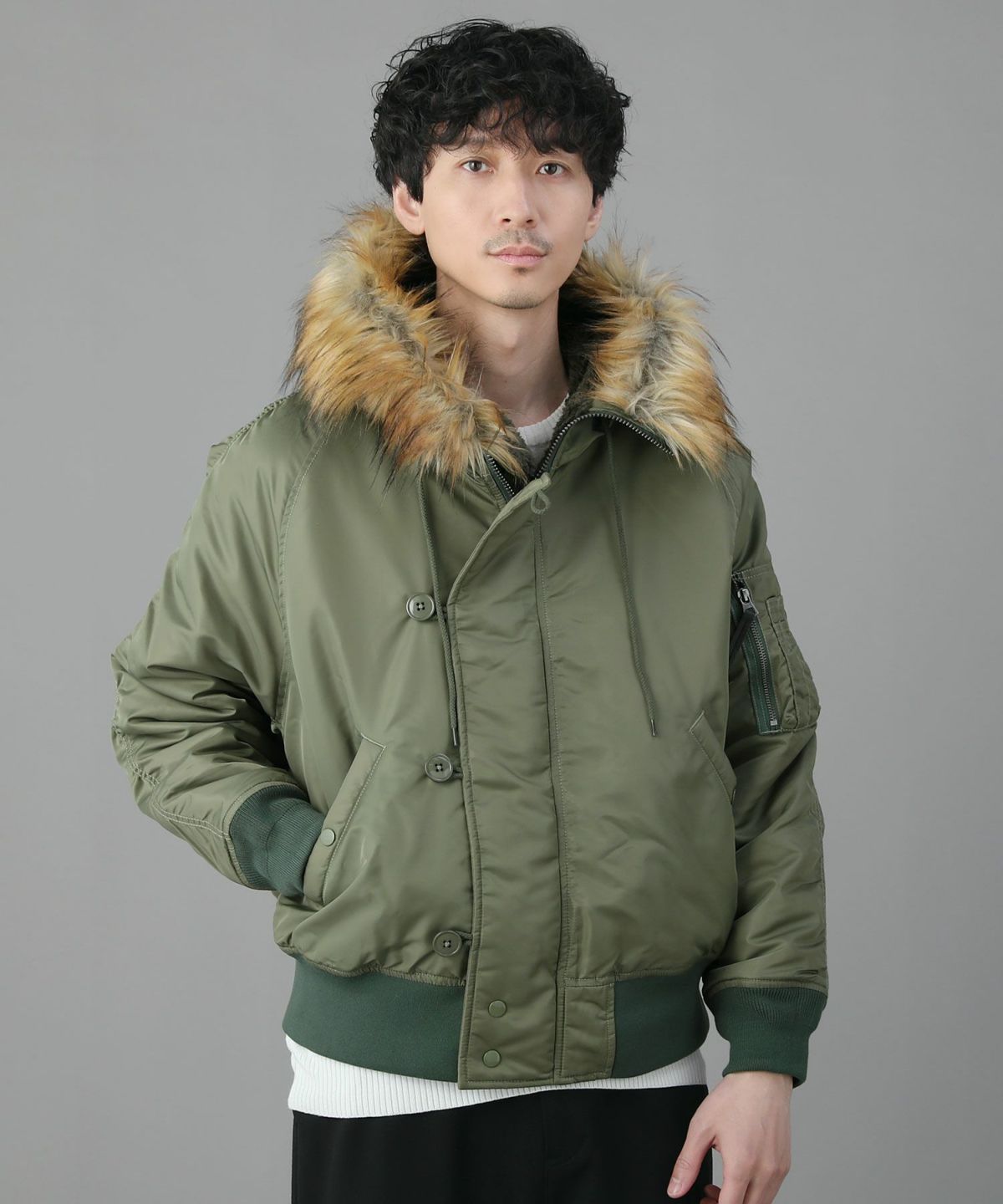 N-2B NYLON FLIGHT FUR JACKET | 【公式】SPU スプ公式通販｜メンズセレクトショップ