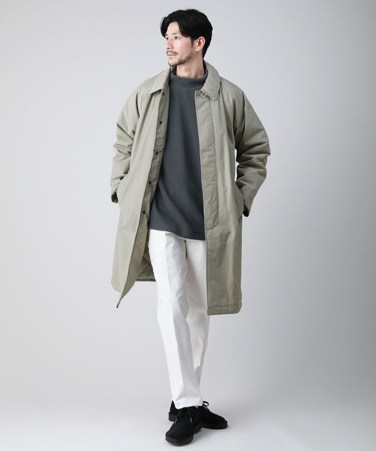 日本製POLARTEC（ポーラテック）”Thermal Pro”ボアモックネック