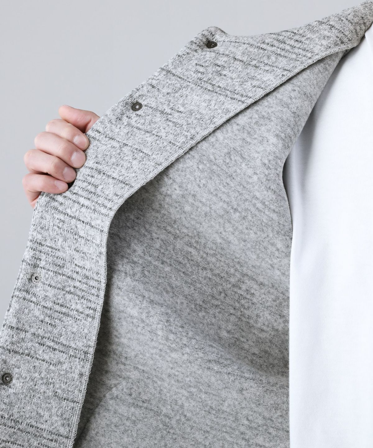 日本産POLARTEC（ポーラテック）”Thermal Pro”セーターライクスナップ