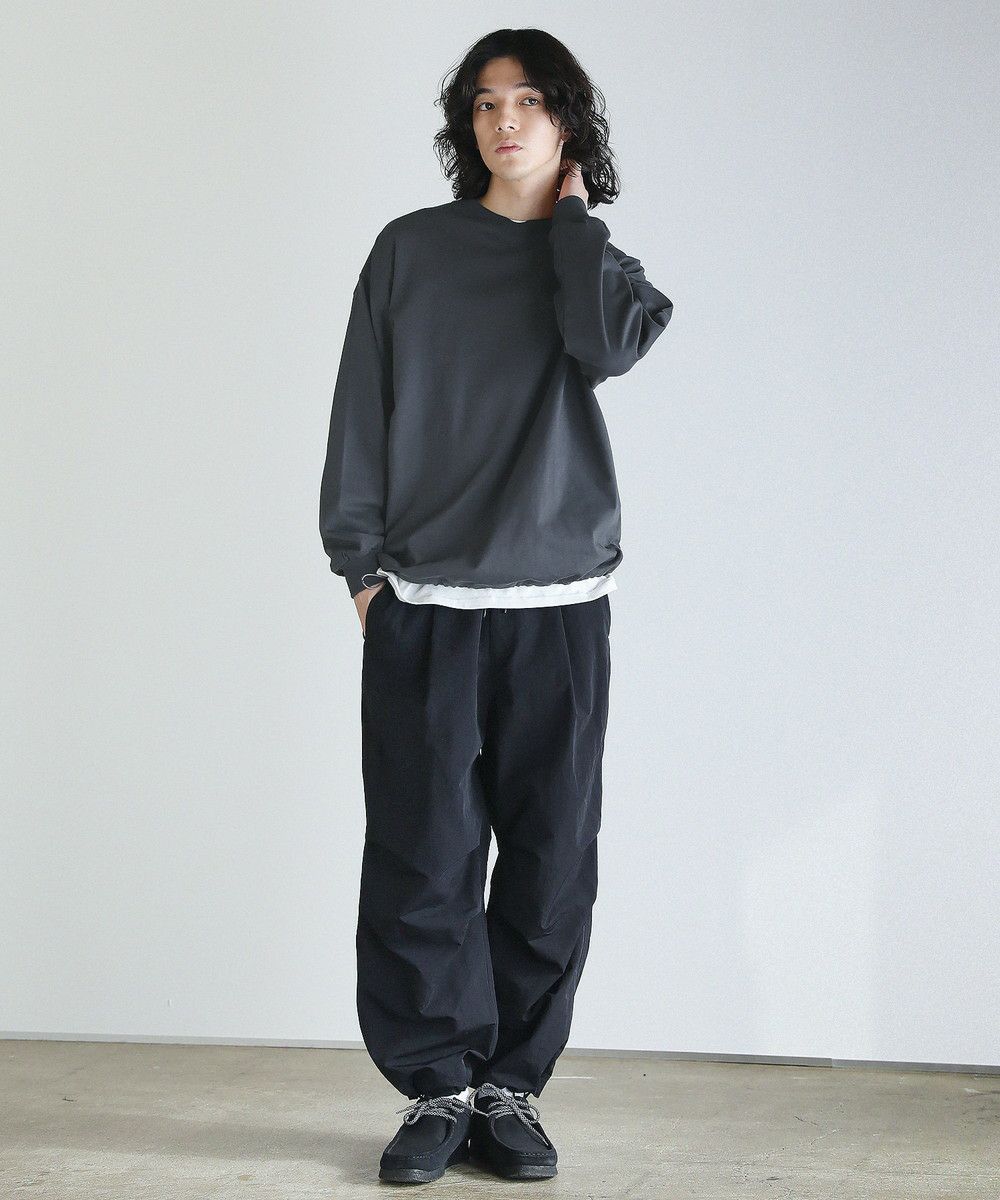 【WIND AND SEA】阪急メンズ東京限定 ロングスリーブ Ｔシャツ 黒 Ｍ BE042P80-BLK-2024F-s-01-