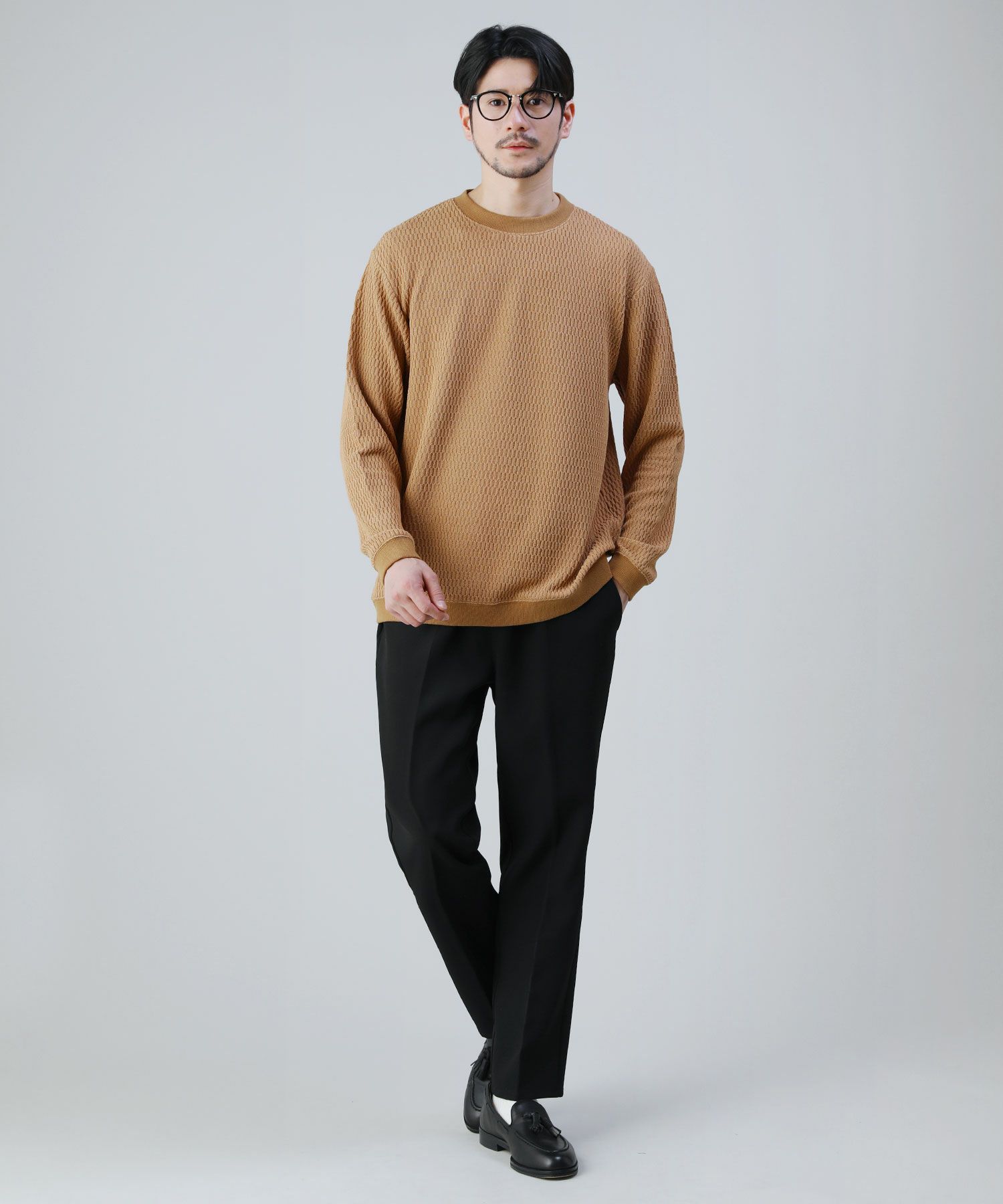 ハニカムサーマル長袖スウェット | 【公式】SPU スプ公式通販｜メンズ  
